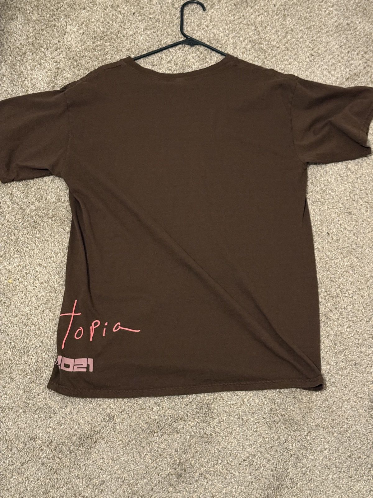 Travis Scott TRAVIS SCOTT: ASTROFEST 2021 BROWN “See you in utopia” SHIRT Size US L / EU 52-54 / 3 - 2 Thumbnail
