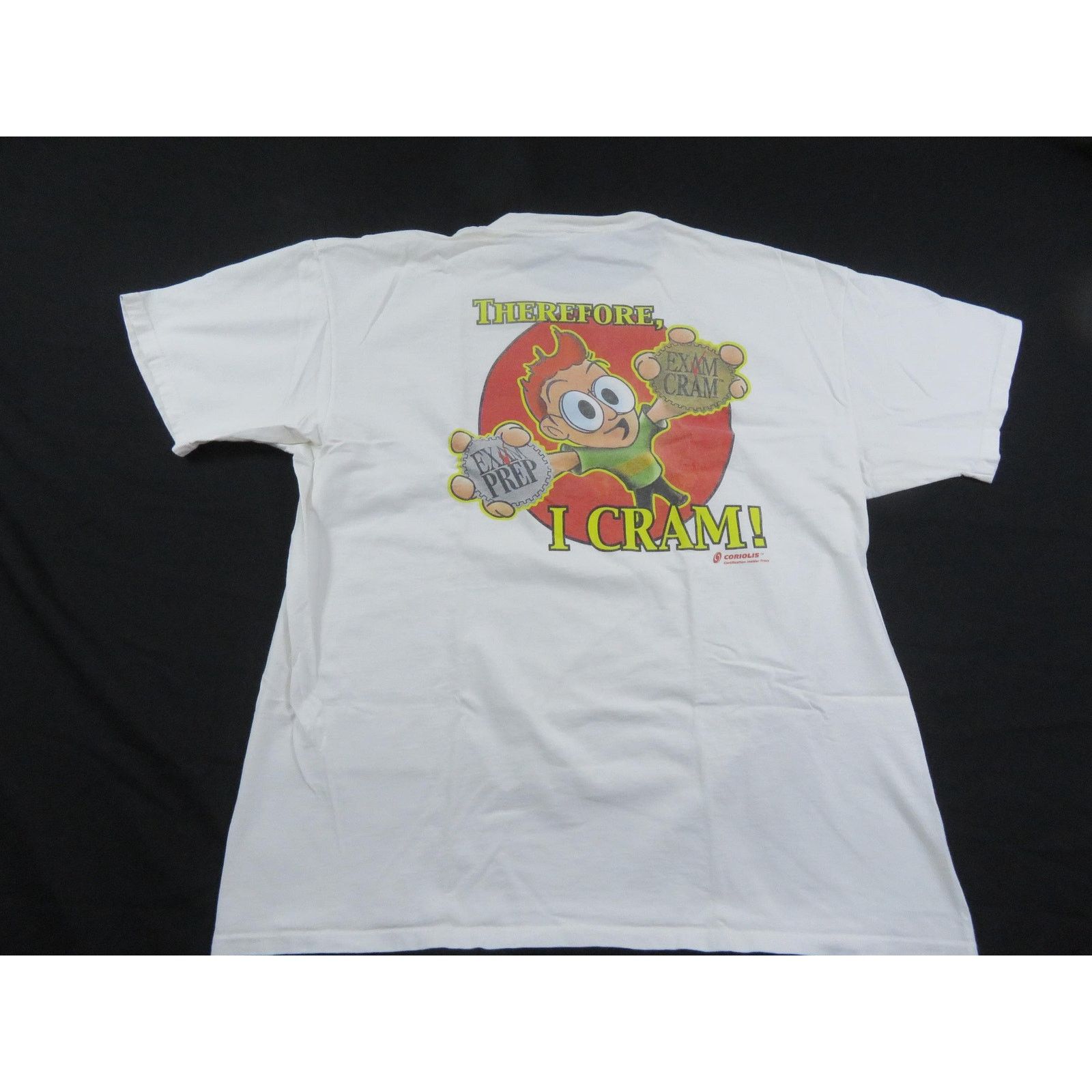 Other I Think Therefore I Cram Study Double Sided shirt XL 90s Size US XL / EU 56 / 4 - 1 Thumbnail