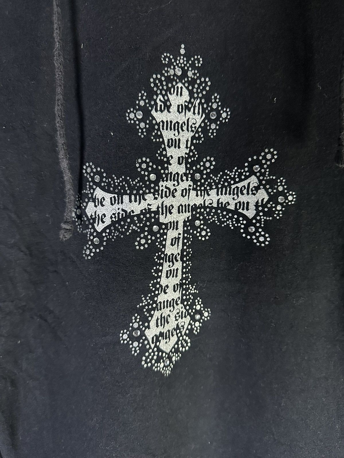 Japanese Brand Japanese Cross Rhinestone Longsleeve Chrome Hearts Style Size S / US 4 / IT 40 - 2 Thumbnail