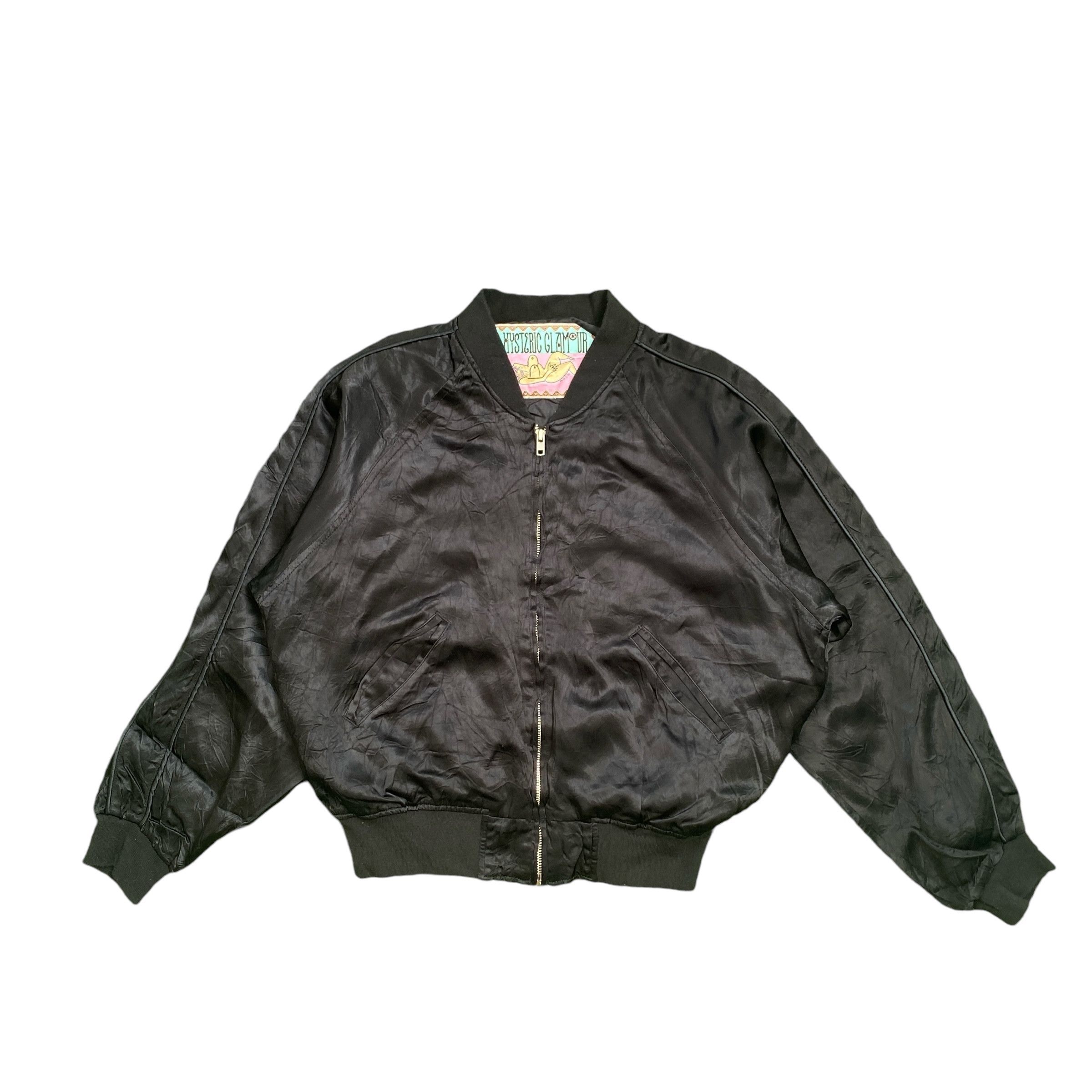 Hysteric Glamour Pin Up Girls Boxy Bomber Jacket