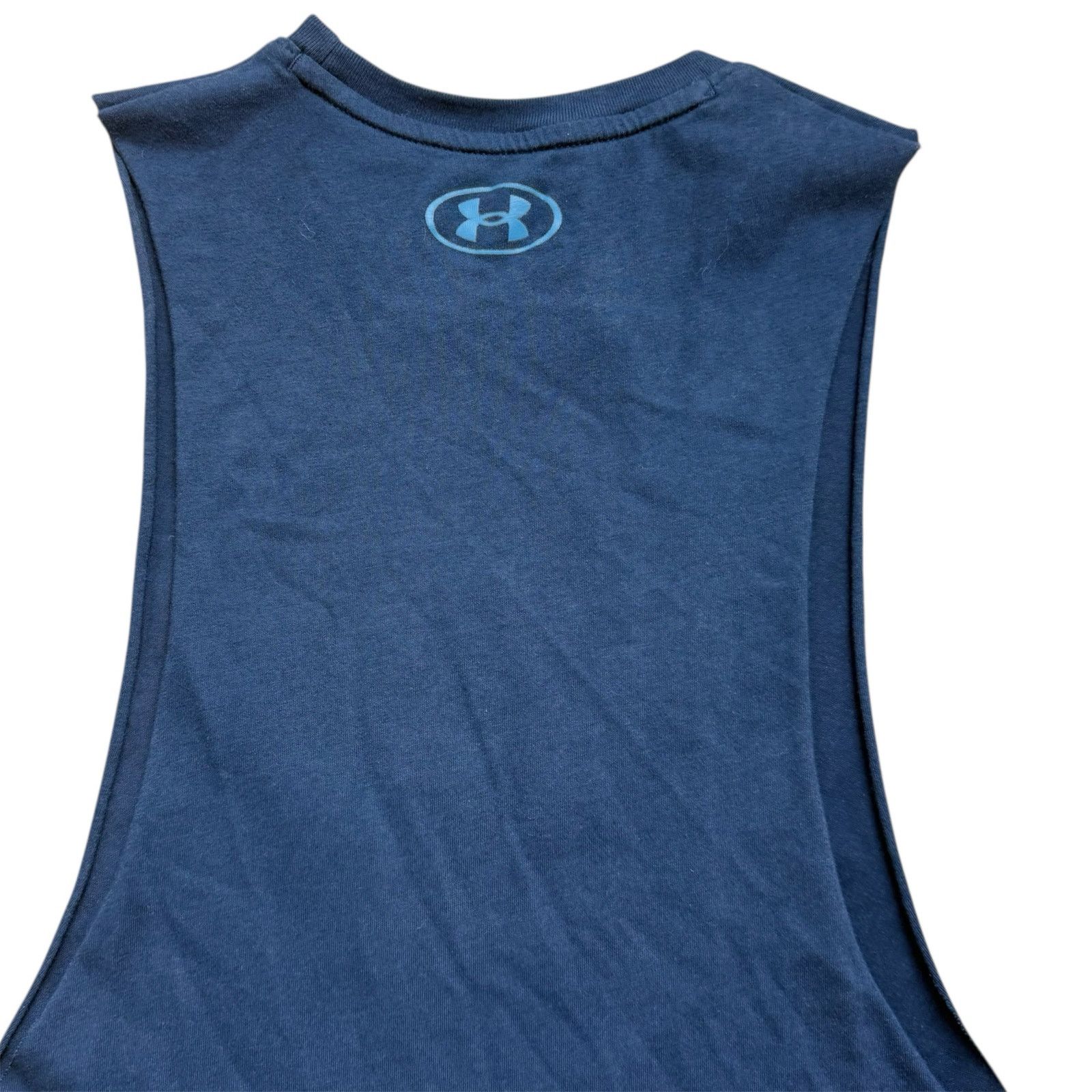 Under Armour Under Armour Navy Blue Sleeveless Muscle Tank Sweat Equity Size US M / EU 48-50 / 2 - 4 Thumbnail