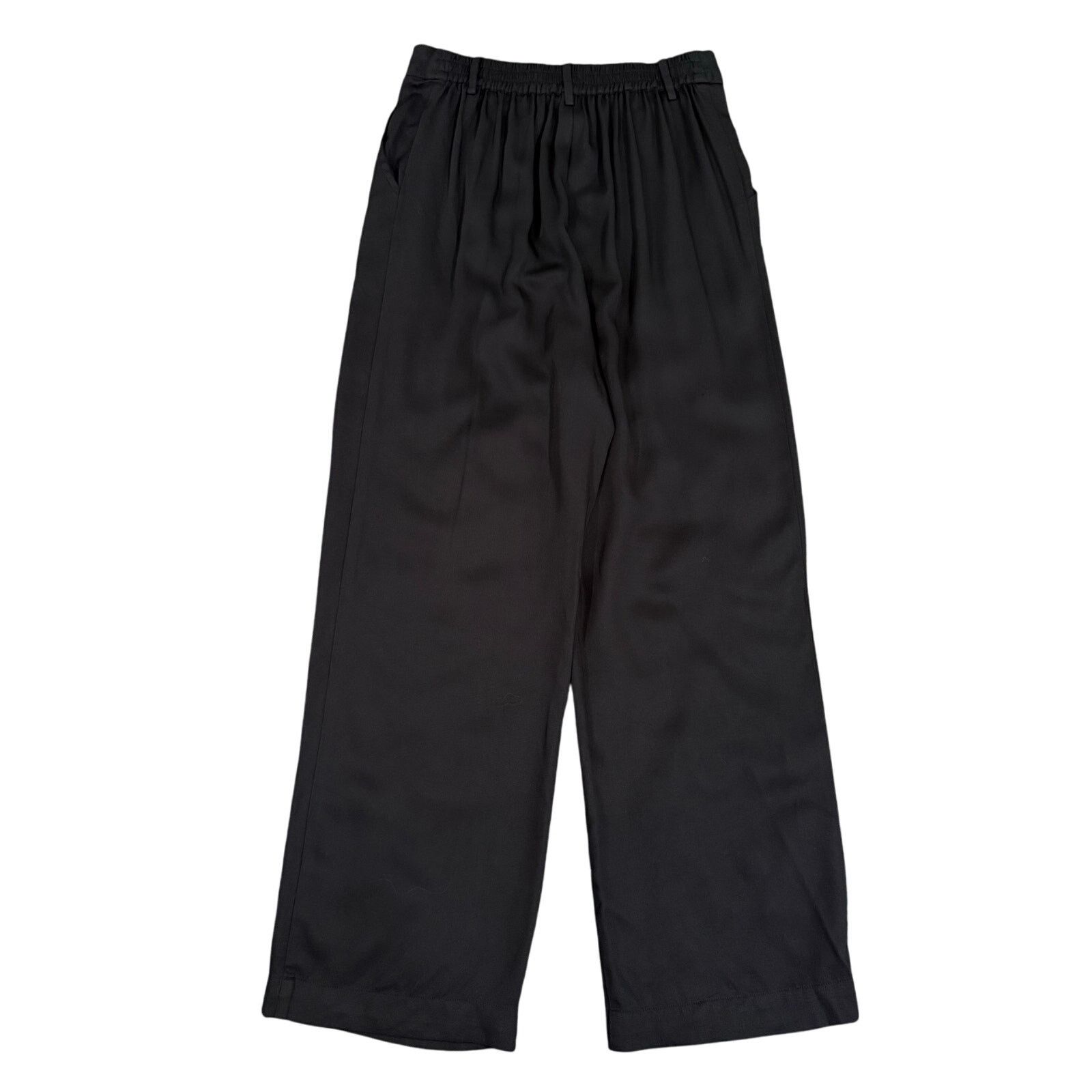 DONNI. DONNI. Twill Pleated Pants in Black, Size M Size 30" / US 8 / IT 44 - 8 Thumbnail