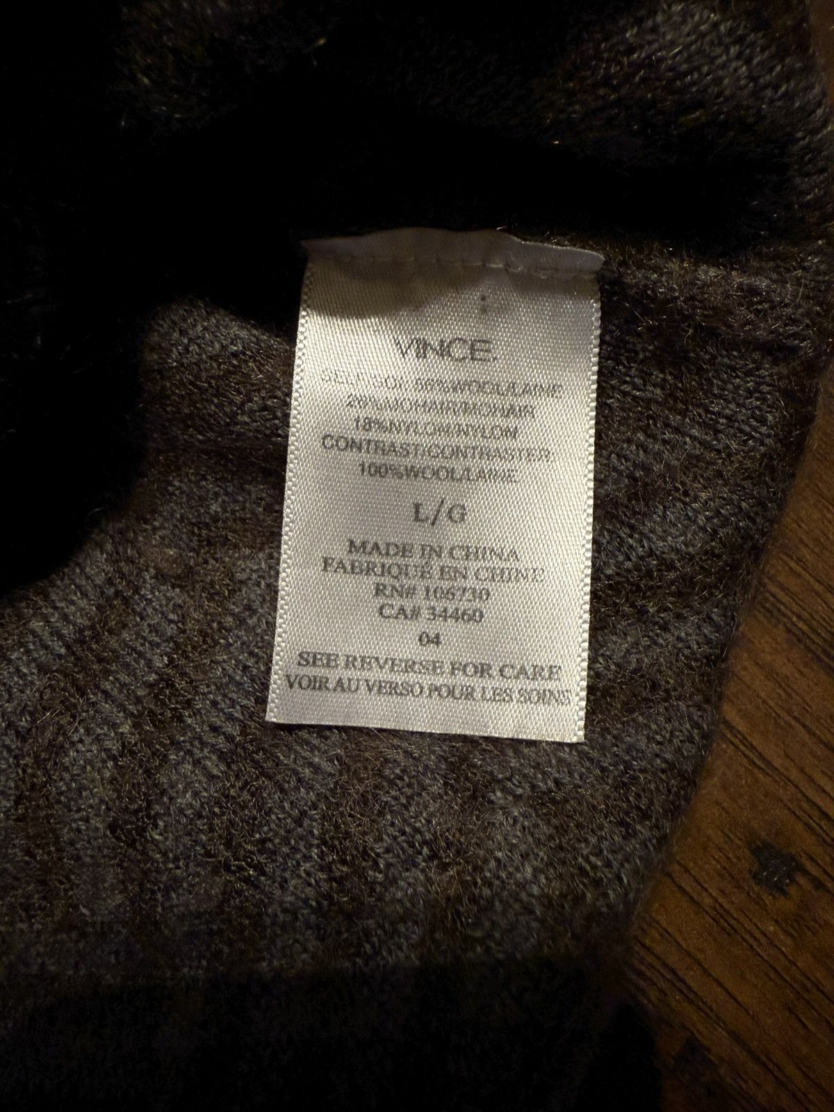 Theory × Vintage Mohair hooded jumper Size US M / EU 48-50 / 2 - 8 Thumbnail