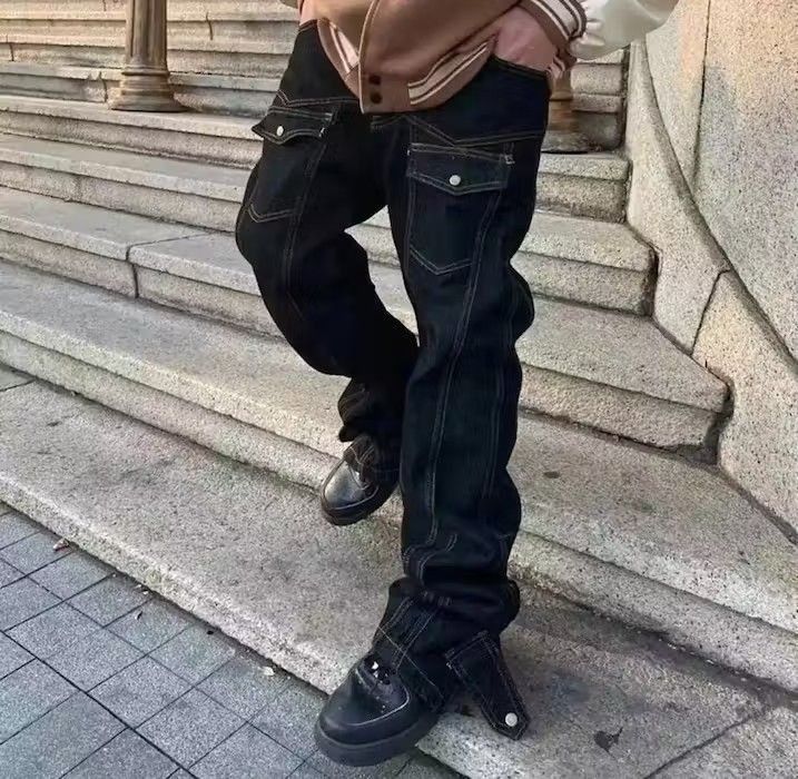 image of Jean Avantgarde Fashion Black Denim, Men's (Size 32)