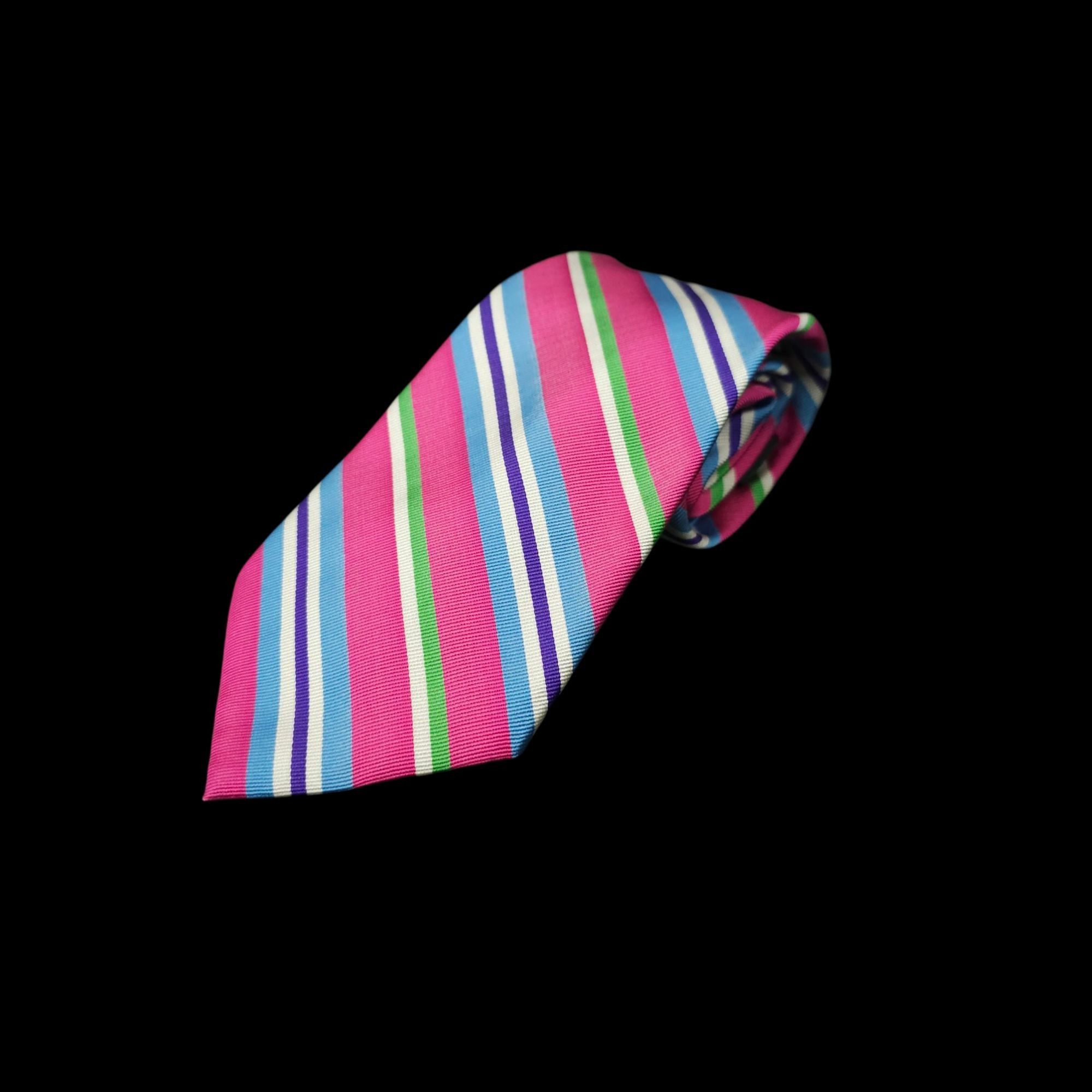 Lauren Ralph Lauren Lauren Ralph Lauren Classic Striped Tie Silk Repp Necktie Size ONE SIZE - 10 Thumbnail