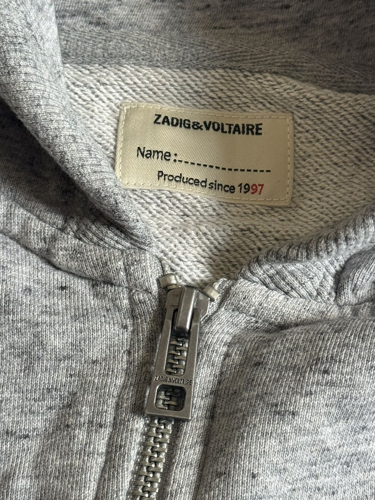 Zadig & Voltaire Zadig & Voltaire S biglogo “Artist Wanted” hoodie zip jumper Size S / US 4 / IT 40 - 7 Thumbnail