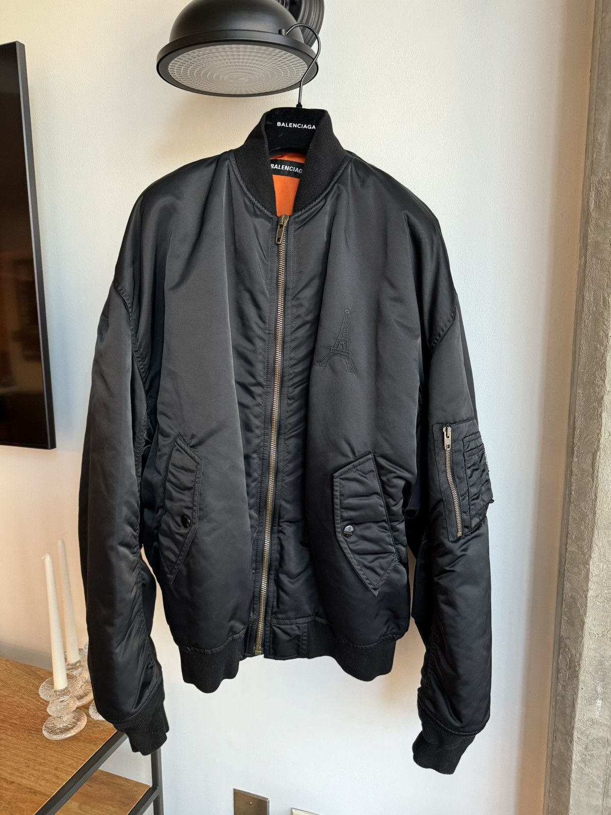 Balenciaga Balenciaga pinched collar Bomber jacket Size US L / EU 52-54 / 3 - 2 Thumbnail