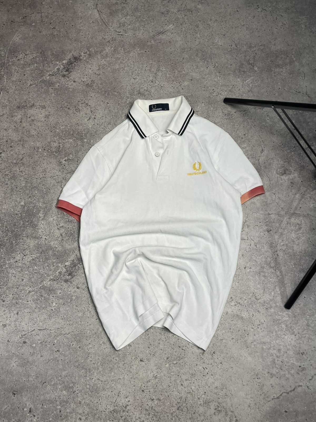 Fred Perry Rare Fred Perry Deutschland Polo Shirt Men's Size XS Size US XS / EU 42 / 0 - 1 Thumbnail