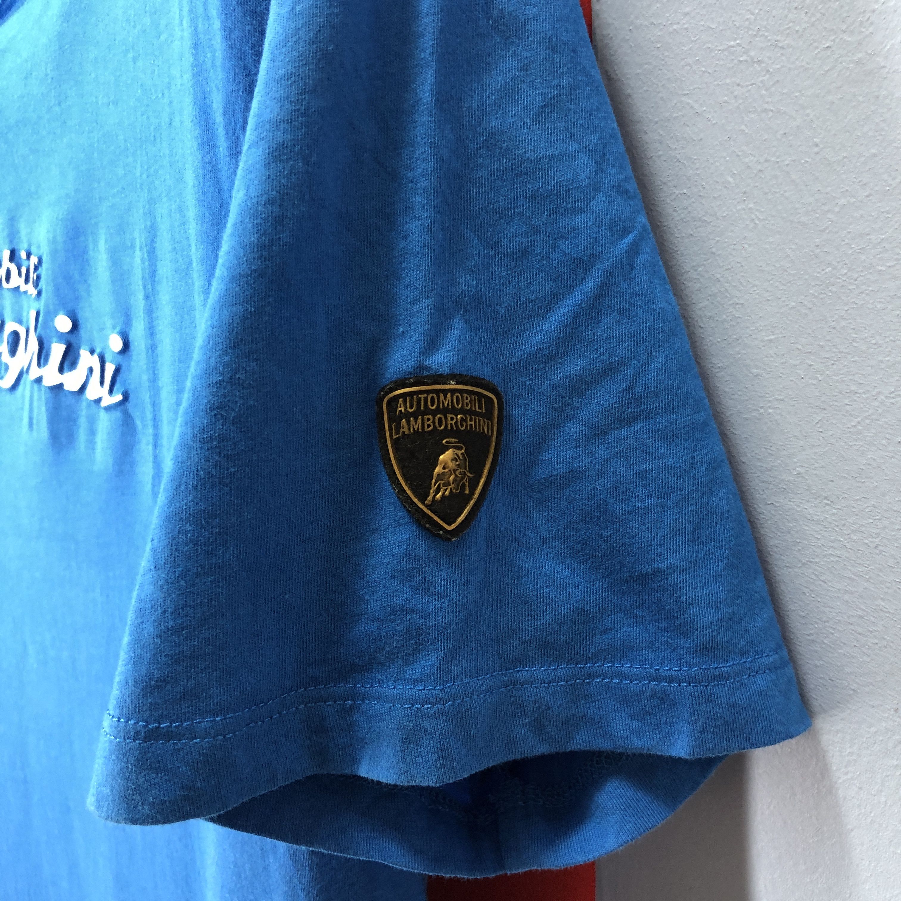 Lamborghini AUTOMOBILI LAMBORGHINI Crew Neck T Shirt #1516/AZ Size US L / EU 52-54 / 3 - 6 Thumbnail