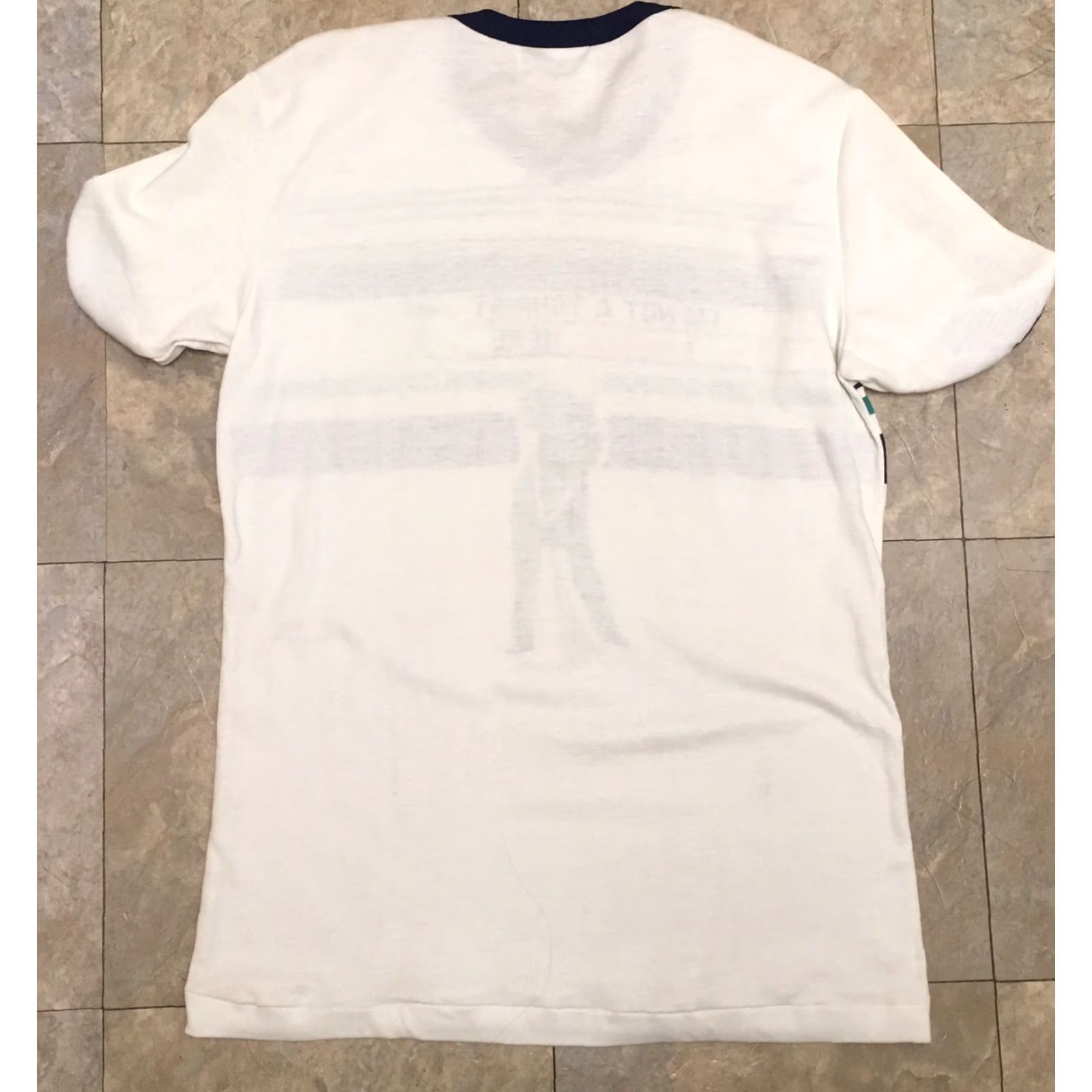 Vintage vintage Padak I’m Not A Tourist I Work Here Golf Theme M L 80s T Shirt Shirt Men White Size US M / EU 48-50 / 2 - 6 Thumbnail