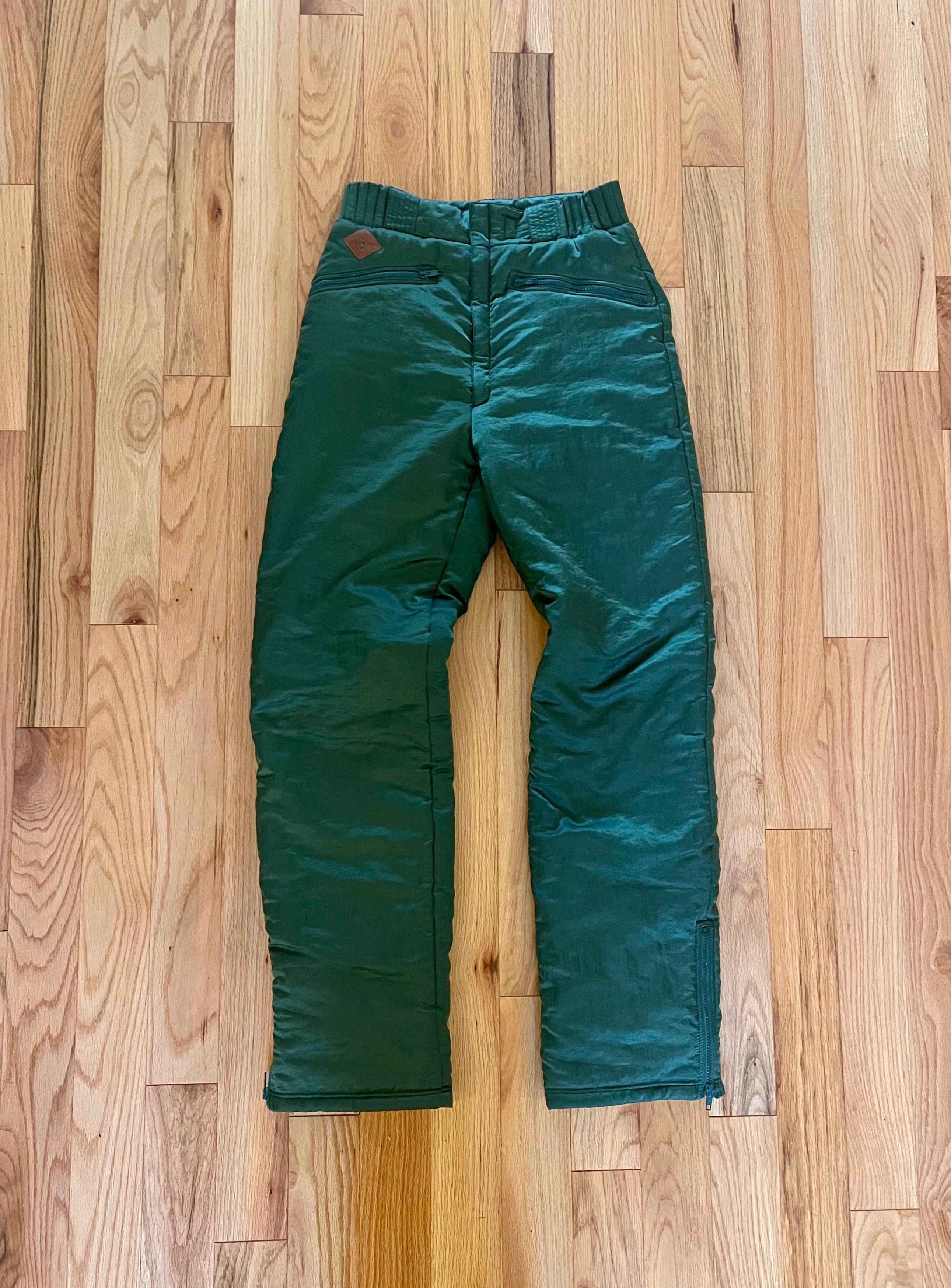 Gucci 1980’s Gucci Seafoam Green Snow Pants Size US 29 - 1 Thumbnail