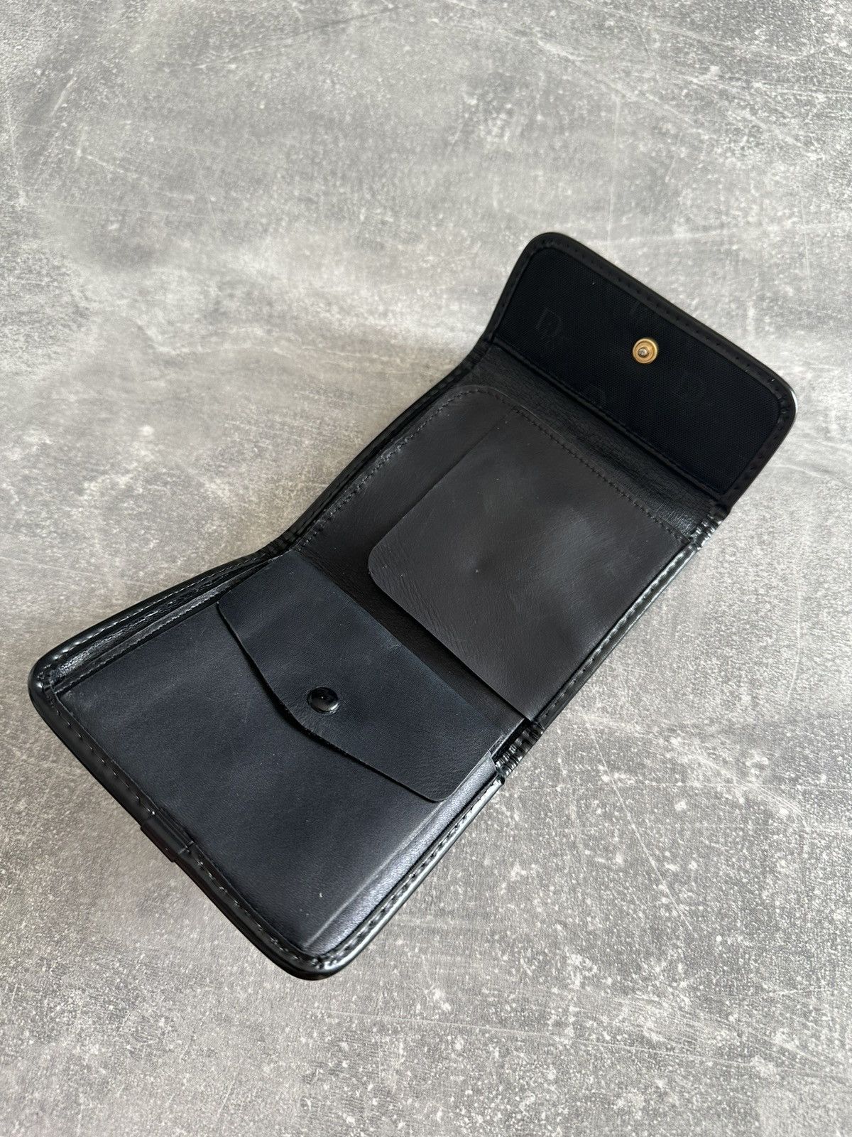 Christian Dior Monsieur Dior Wallet Black Canvas Leather Vintage from 1980’ Size ONE SIZE - 13 Thumbnail
