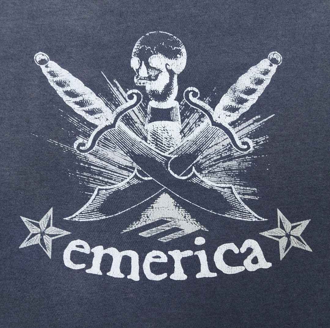 Emerica Vintage Y2K Emerica Skateboard Made in USA TEE Size US XL / EU 56 / 4 - 3 Thumbnail