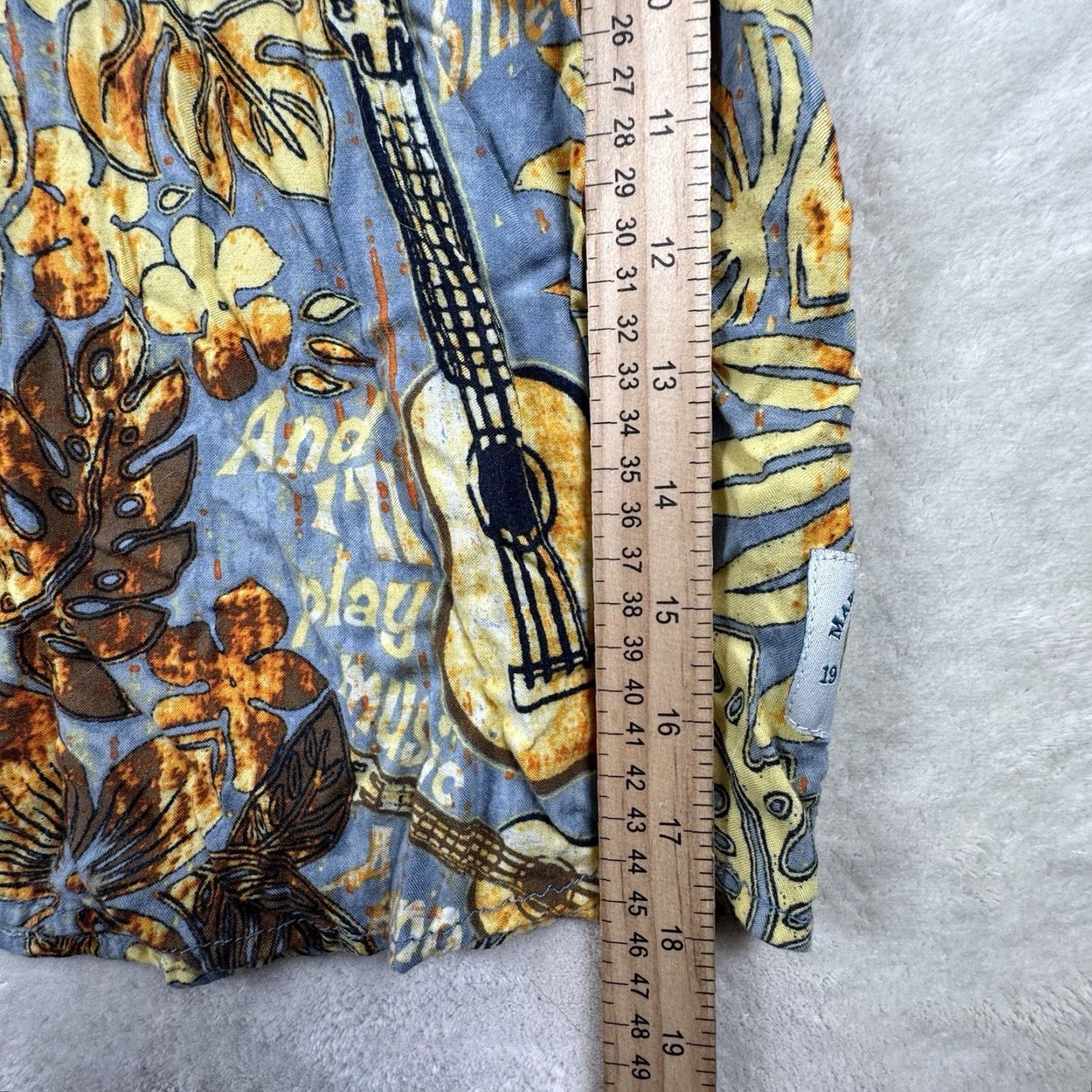 Vintage Margaritaville Men Shirt Size XXL Button Up Beach Tropical Cruise Guitar Rayon Size US XXL / EU 58 / 5 - 5 Thumbnail