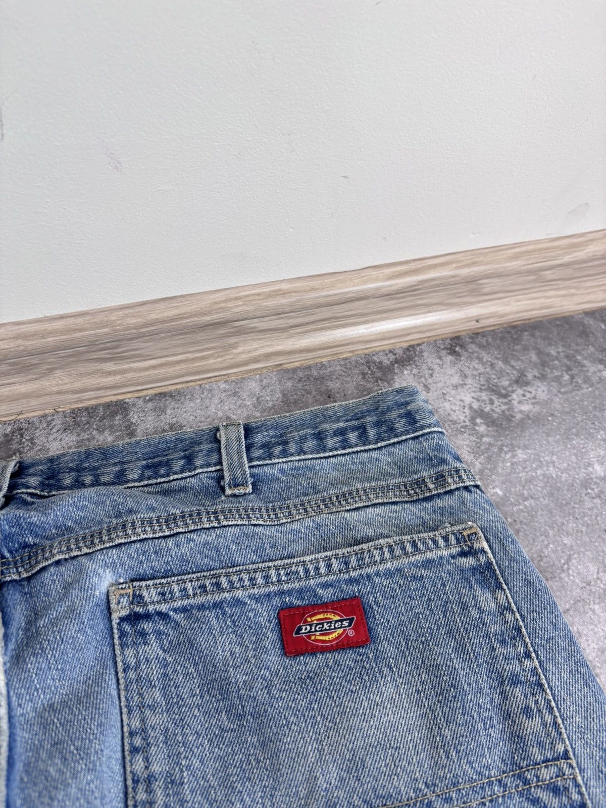 Dickies Vintage Dickies Faded Blue Carpenter Denim Jeans 1993SNB Size US 36 / EU 52 - 8 Thumbnail