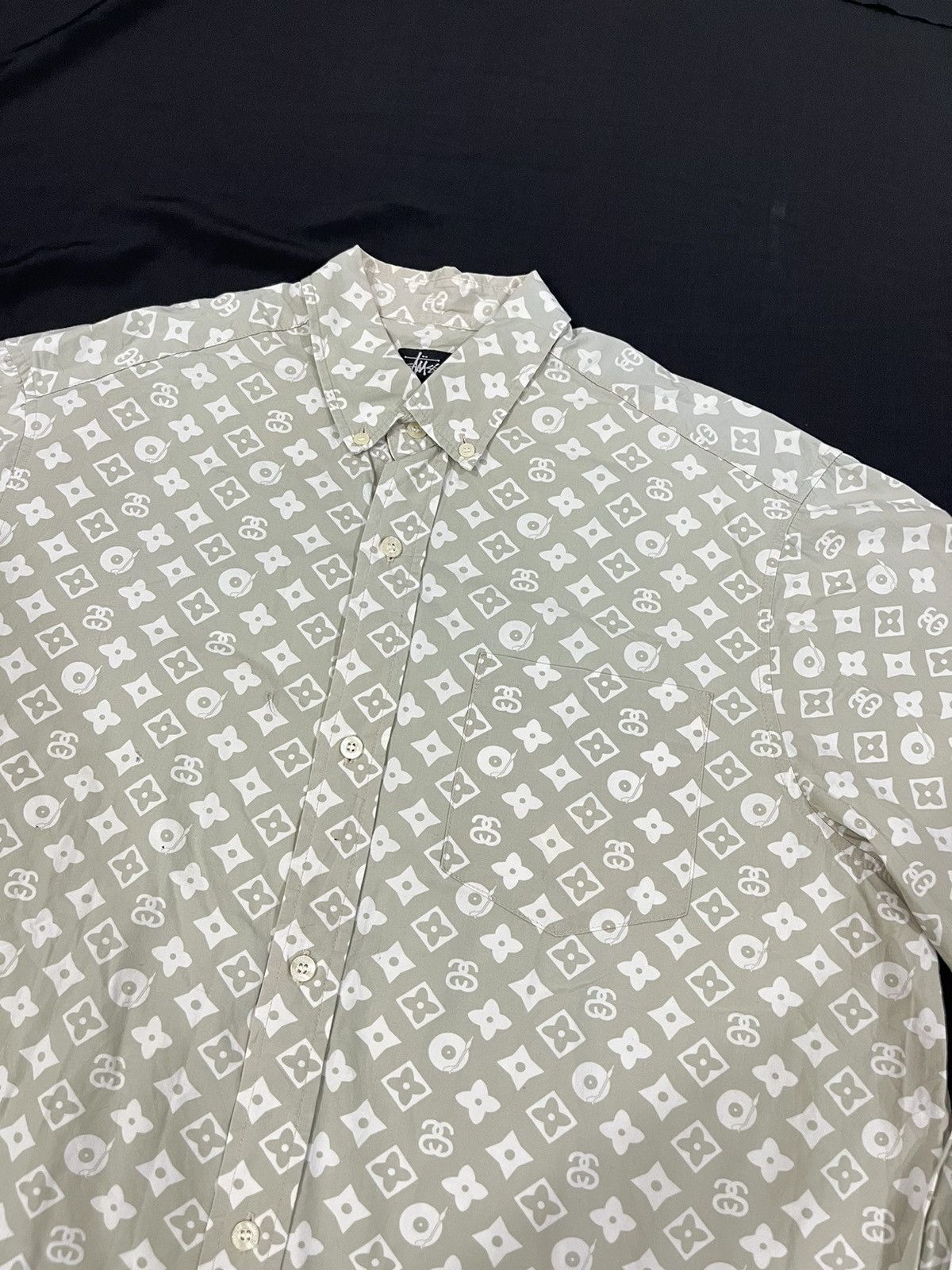 Other Stussy LV Monogram Long sleeve Button Up shirt USA Size US M / EU 48-50 / 2 - 3 Thumbnail