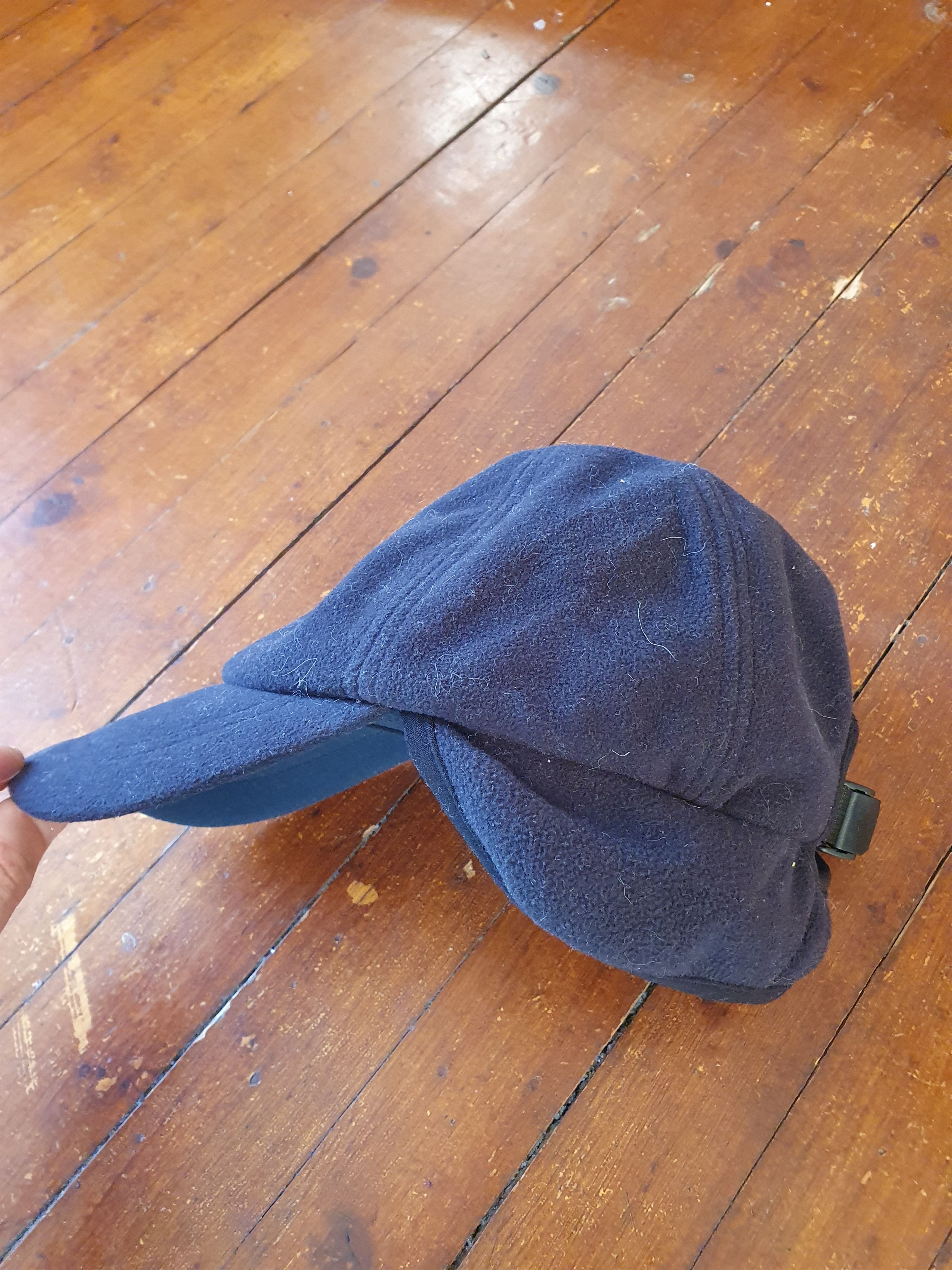 L.L. Bean L.L. Bean Ear Flap Hat Polartec Cap Fleece Strap Back Hat Size ONE SIZE - 1 Thumbnail
