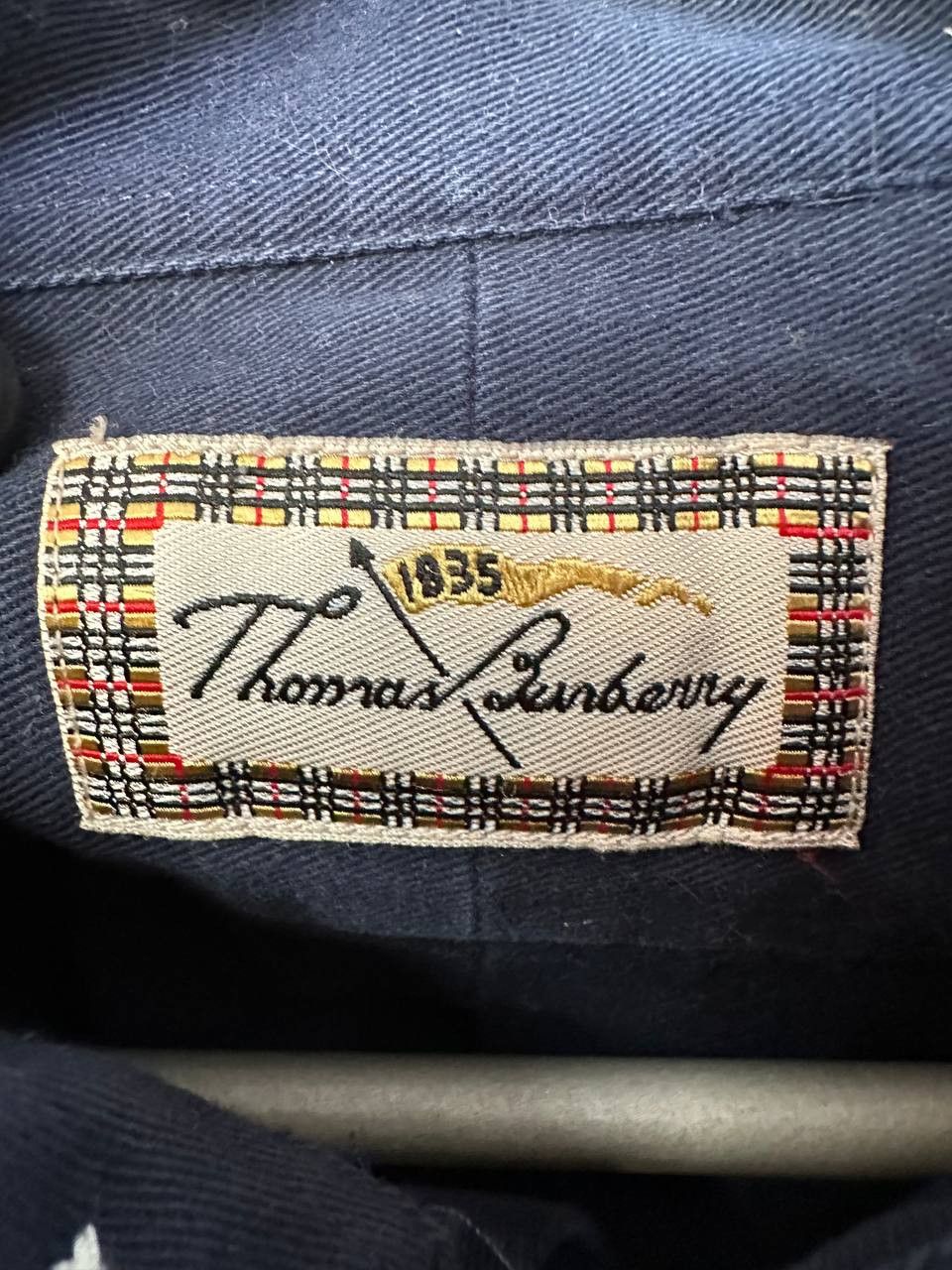 Burberry Thomas Burberry Twill Shirt OldMoney Embroidered LS ButtonUp Size US S / EU 44-46 / 1 - 13 Thumbnail