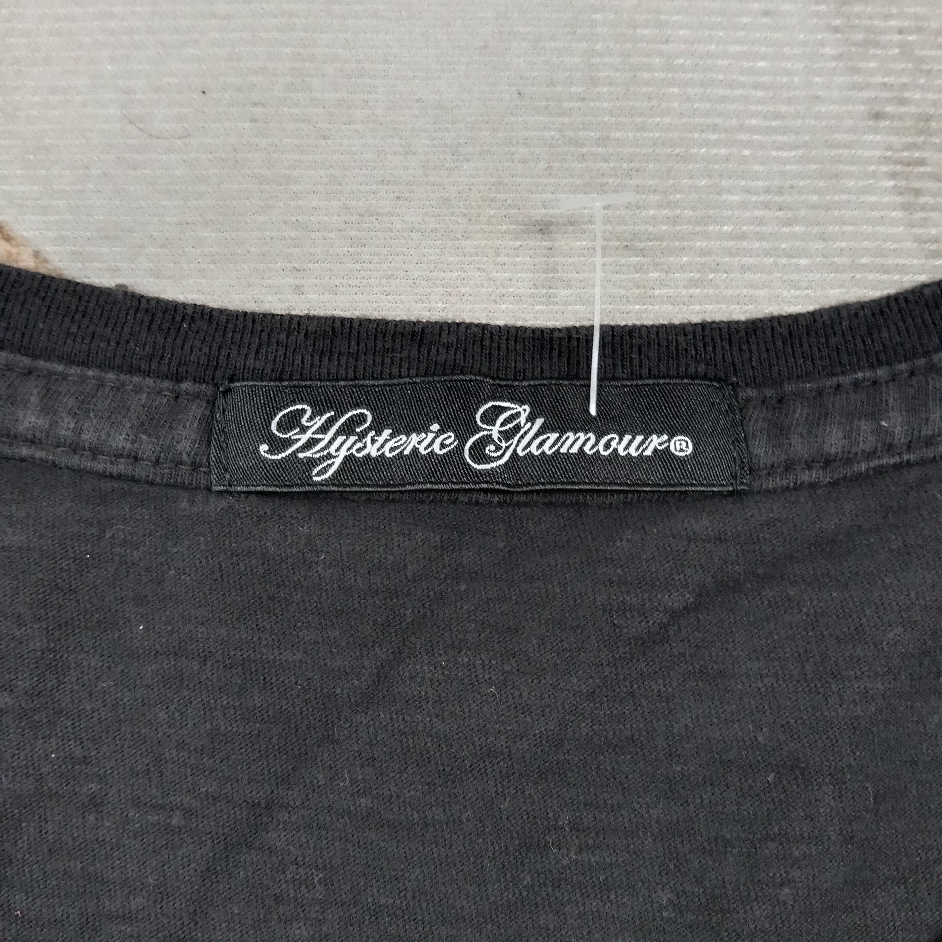 Hysteric Glamour Hysteric Glamour Japanese Horrors Cropped Tshirt C276N1 Size XL / US 12-14 / IT 48-50 - 4 Thumbnail