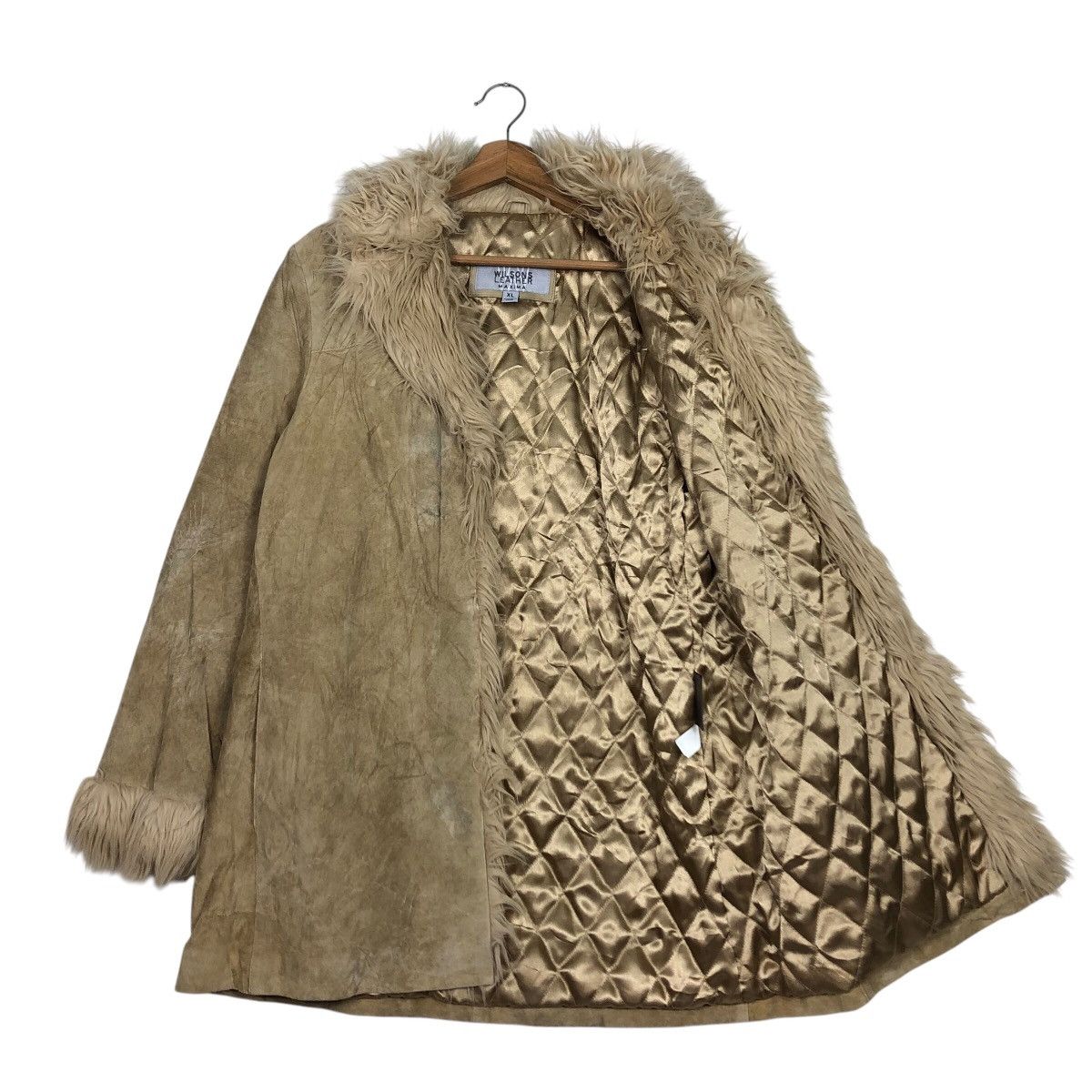 Japanese Brand 📌Vintage Shearling Leather Jacket Maxima Issey Miyake Fur Size US XL / EU 56 / 4 - 12 Thumbnail