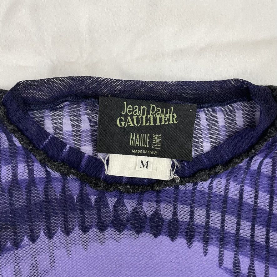 Jean Paul Gaultier AW2001 Jean Paul Gaultier Garbo/Dietrich Mesh Top Vintage Size US M / EU 48-50 / 2 - 6 Thumbnail