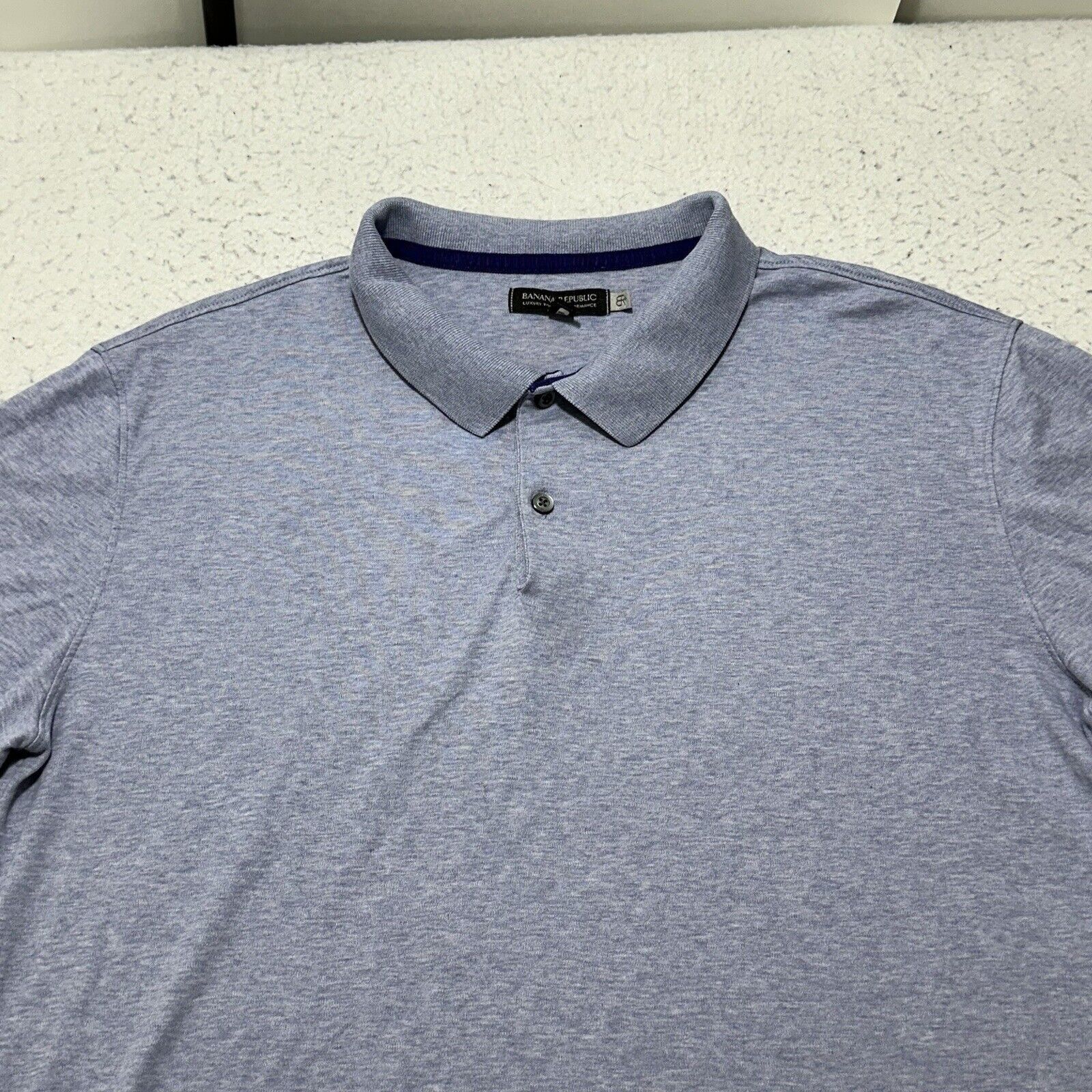Banana Republic Banana Republic XL Luxury Touch Performance Polo Shirt Size US XL / EU 56 / 4 - 2 Thumbnail