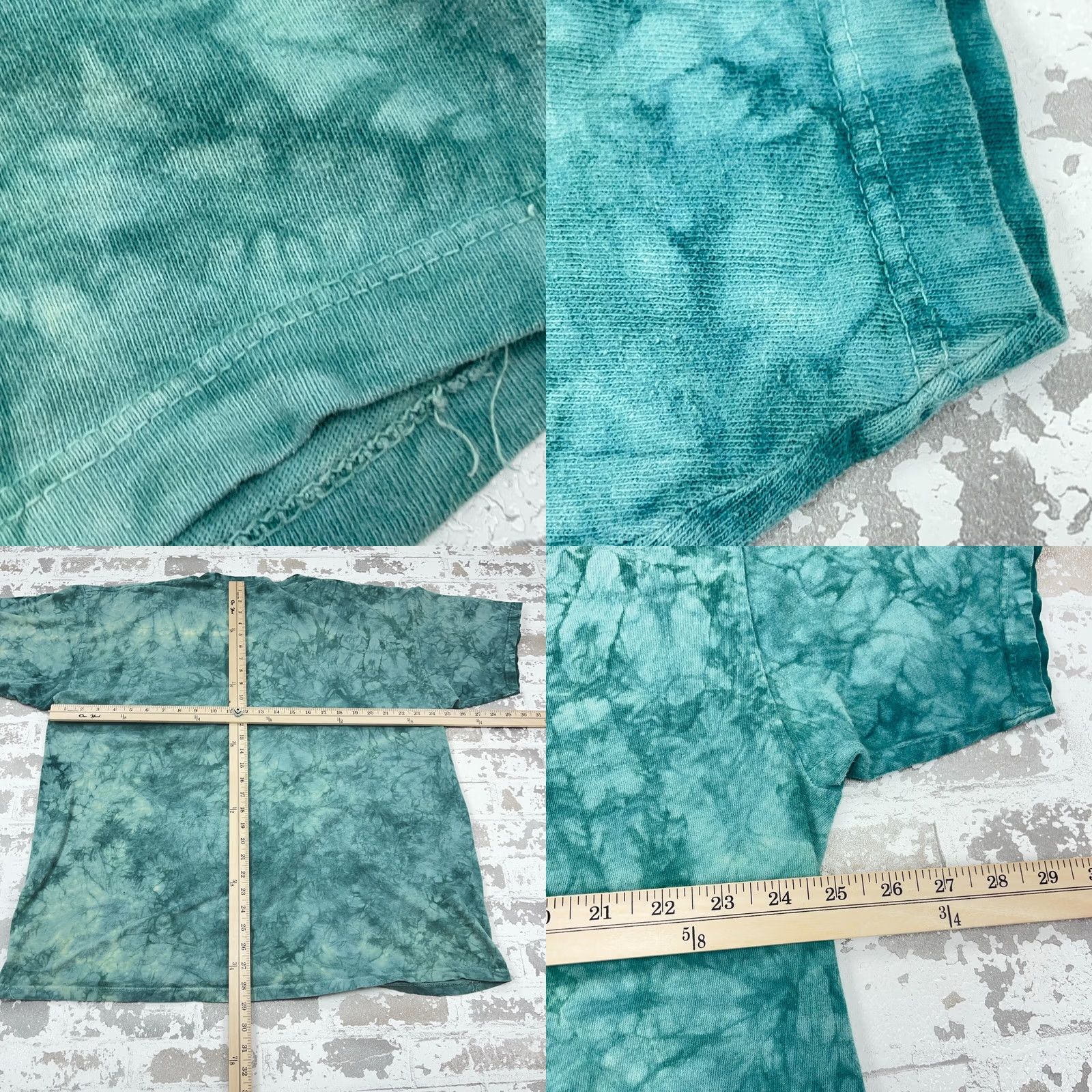 Liquid Blue VINTAGE Liquid Blue Shirt Men XXL 2XL Wolf Nature Tie Dye 2000s Cyber USA Made Size US XL / EU 56 / 4 - 8 Thumbnail