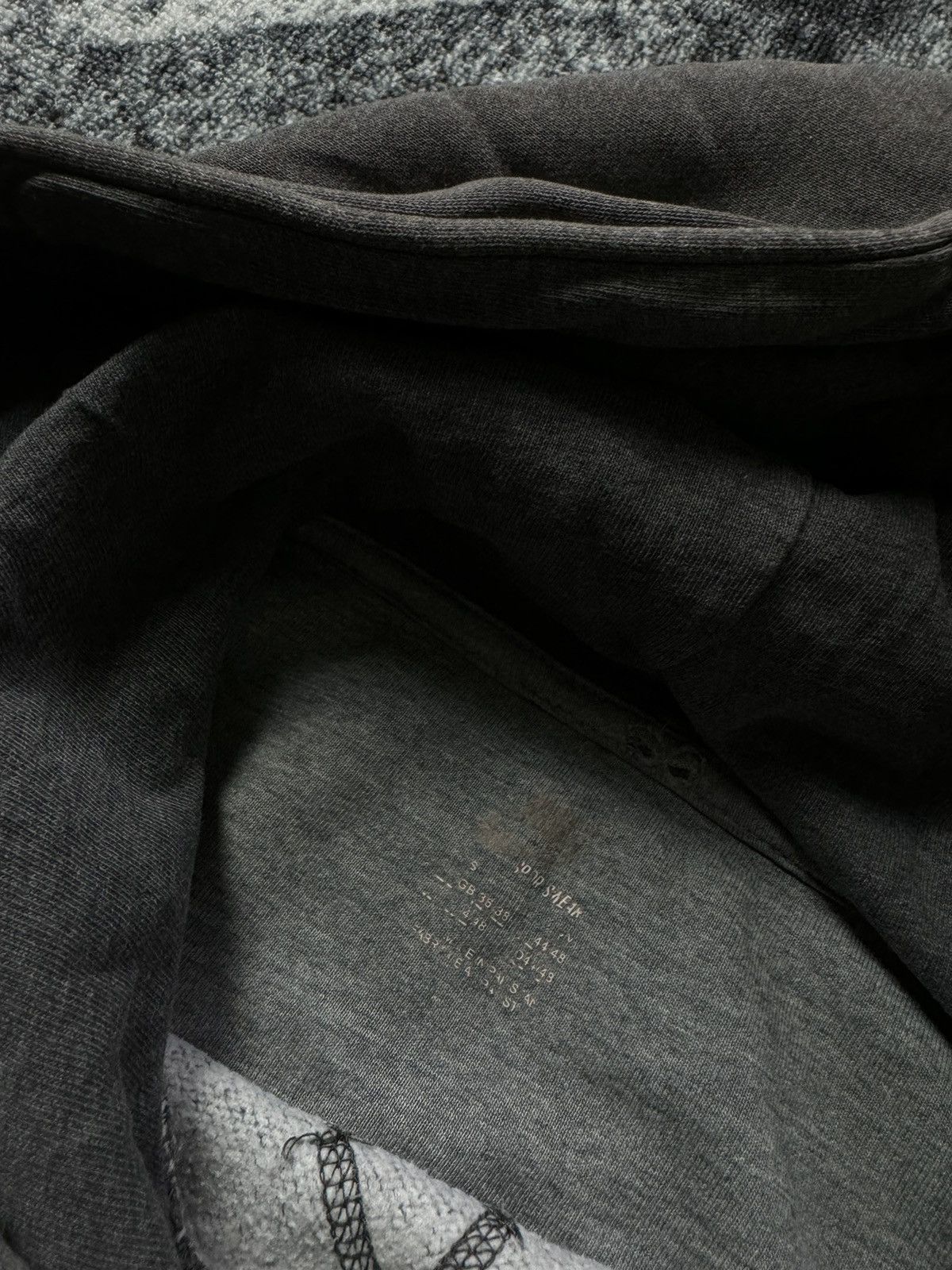 Nike × Vintage Vintage Nike Hoodie Swoosh Distressed Trashed Faded Y2K 90s Size US S / EU 44-46 / 1 - 5 Thumbnail
