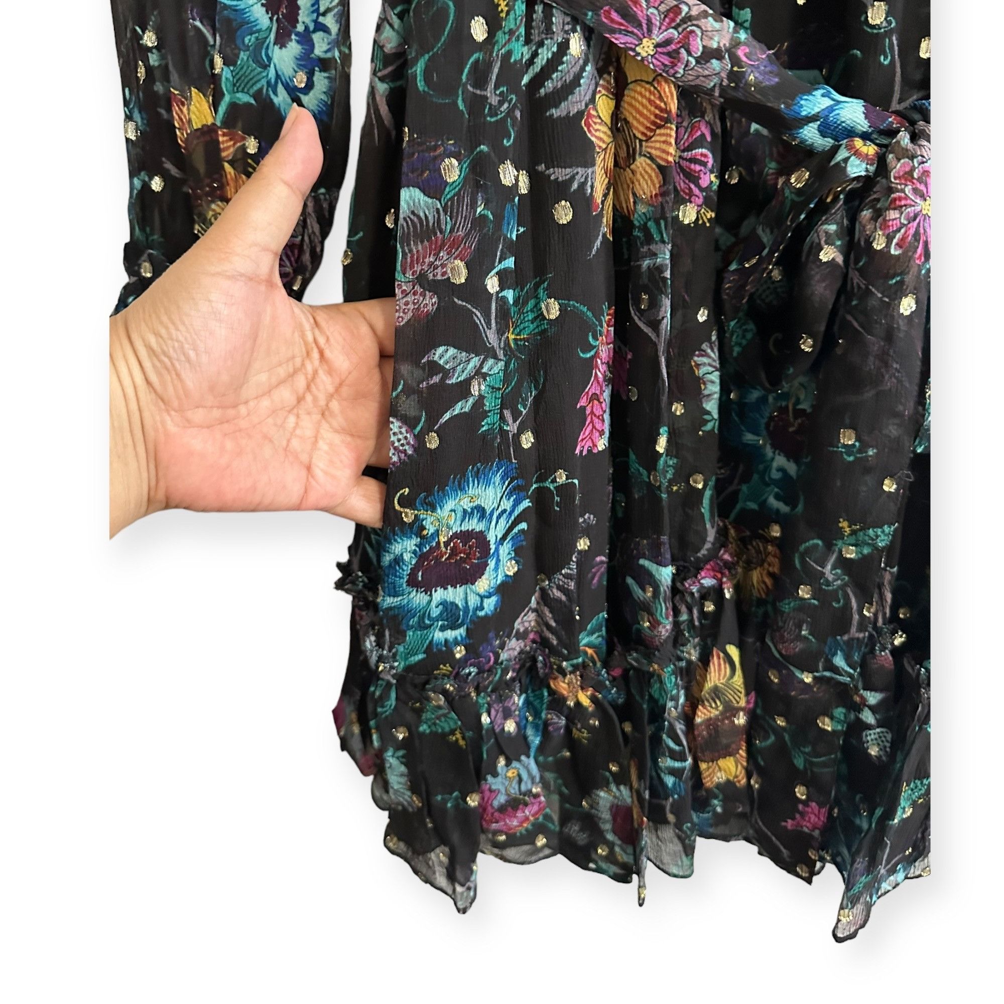 Ulla Johnson Ulla Johnson Anais Dress in Black Iris, Size 0, NWT Size XS / US 0-2 / IT 36-38 - 10 Thumbnail