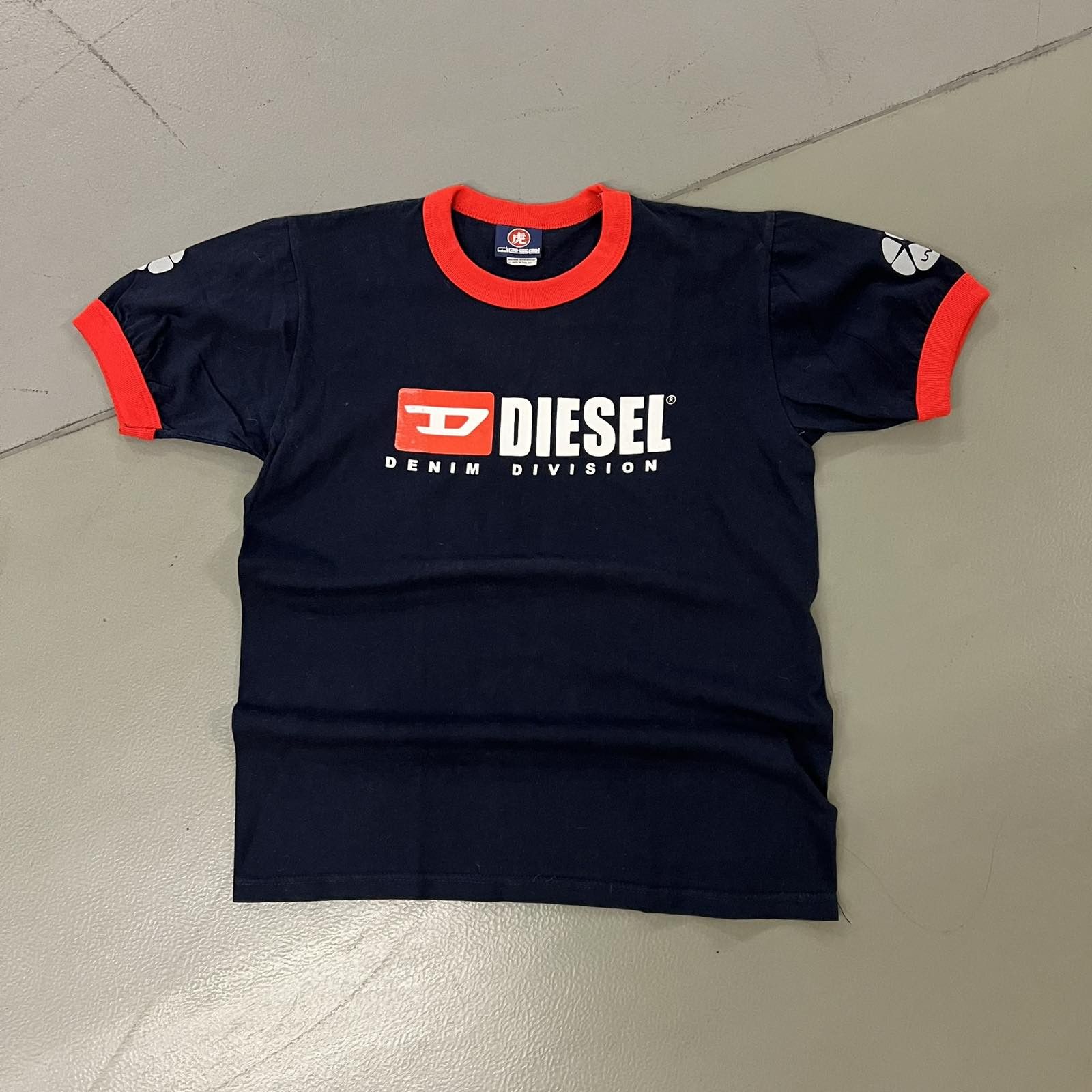 Diesel × Vintage 90s Vintage Diesel UV Ultra Skin Block T Shirt Tee Size US M / EU 48-50 / 2 - 1 Thumbnail