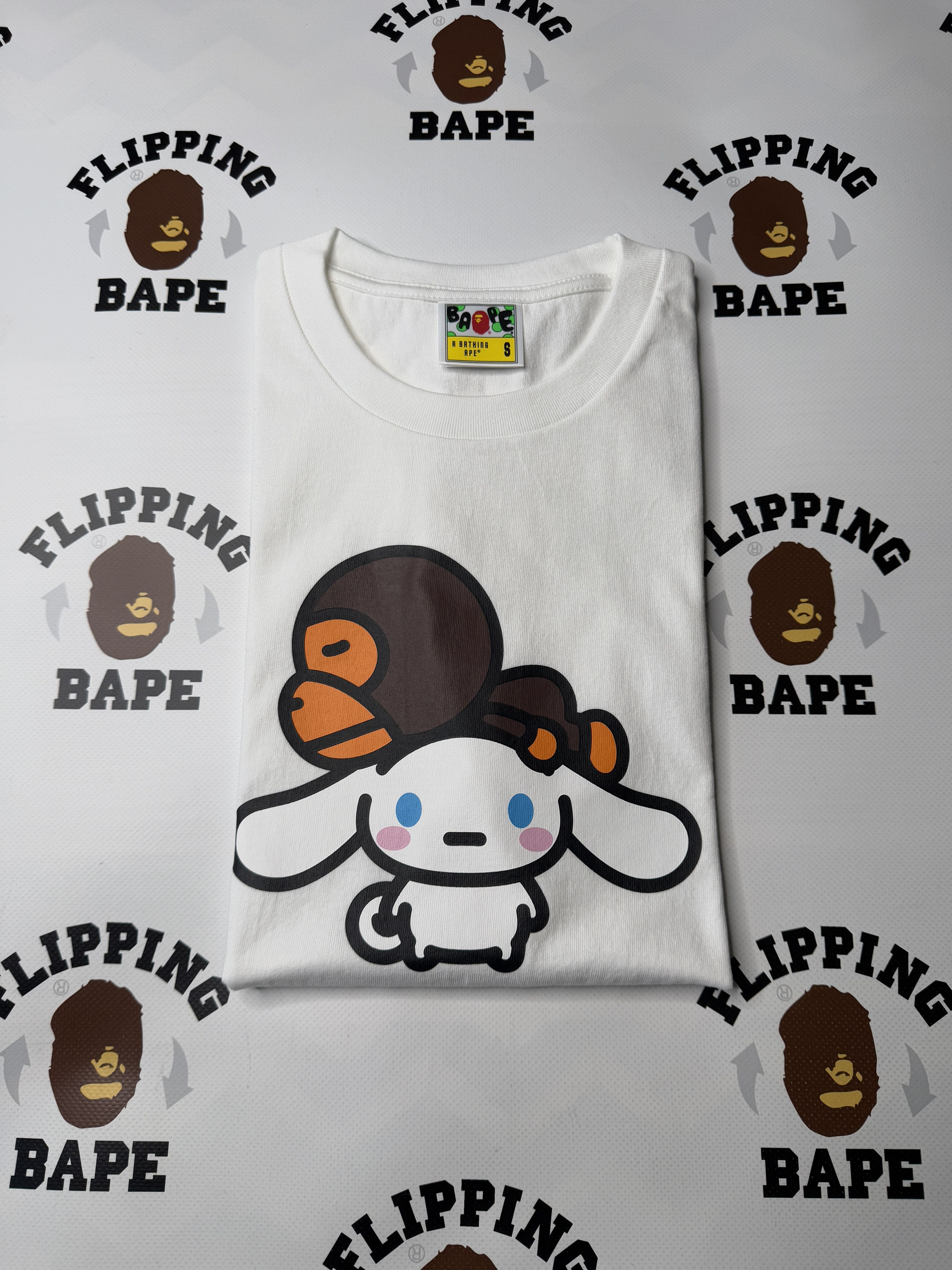 Bape BAPE BABY MILO X CINNAMOROLL TEE Size US S / EU 44-46 / 1 - 7 Thumbnail