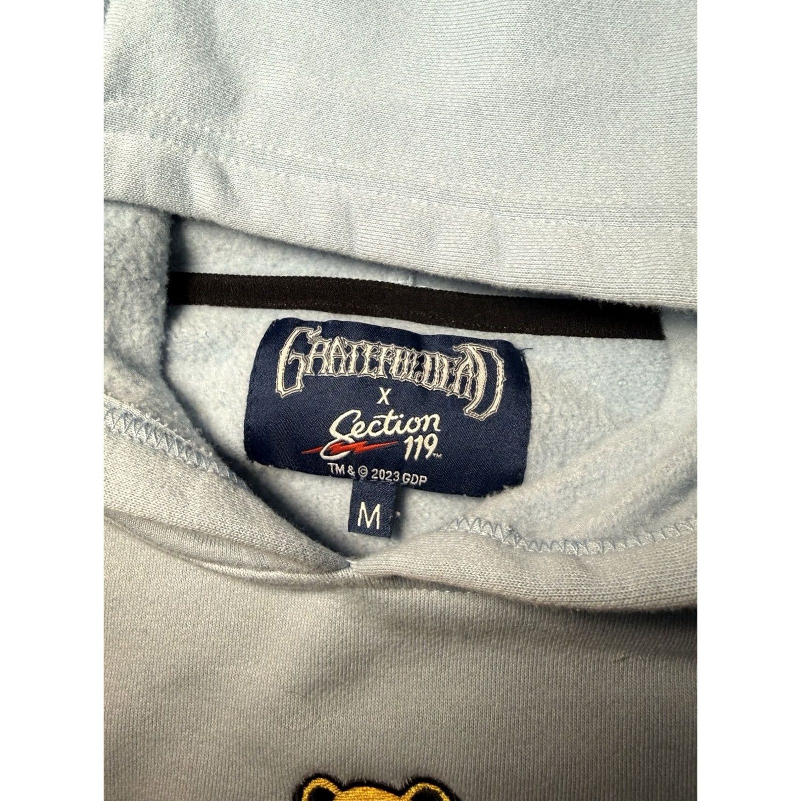 Vintage Grateful Dead Hoodie Pullover Blue Medium Dancing Bears Sweatshirt Section 119 Size US M / EU 48-50 / 2 - 3 Thumbnail