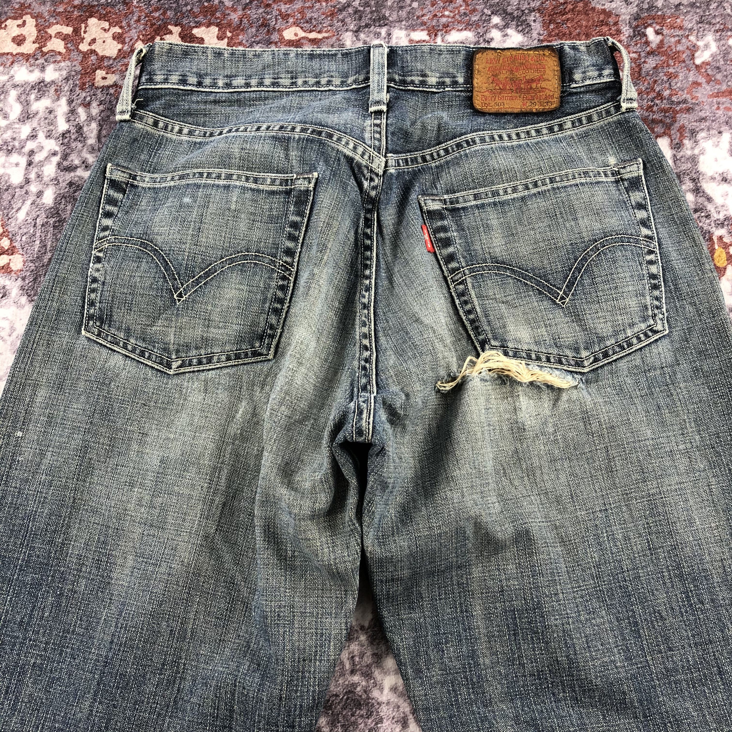 Levi's × Vintage Vintage 90s Levis 503 Earth Tone Jeans-JM2440 Size US 29 - 4 Thumbnail