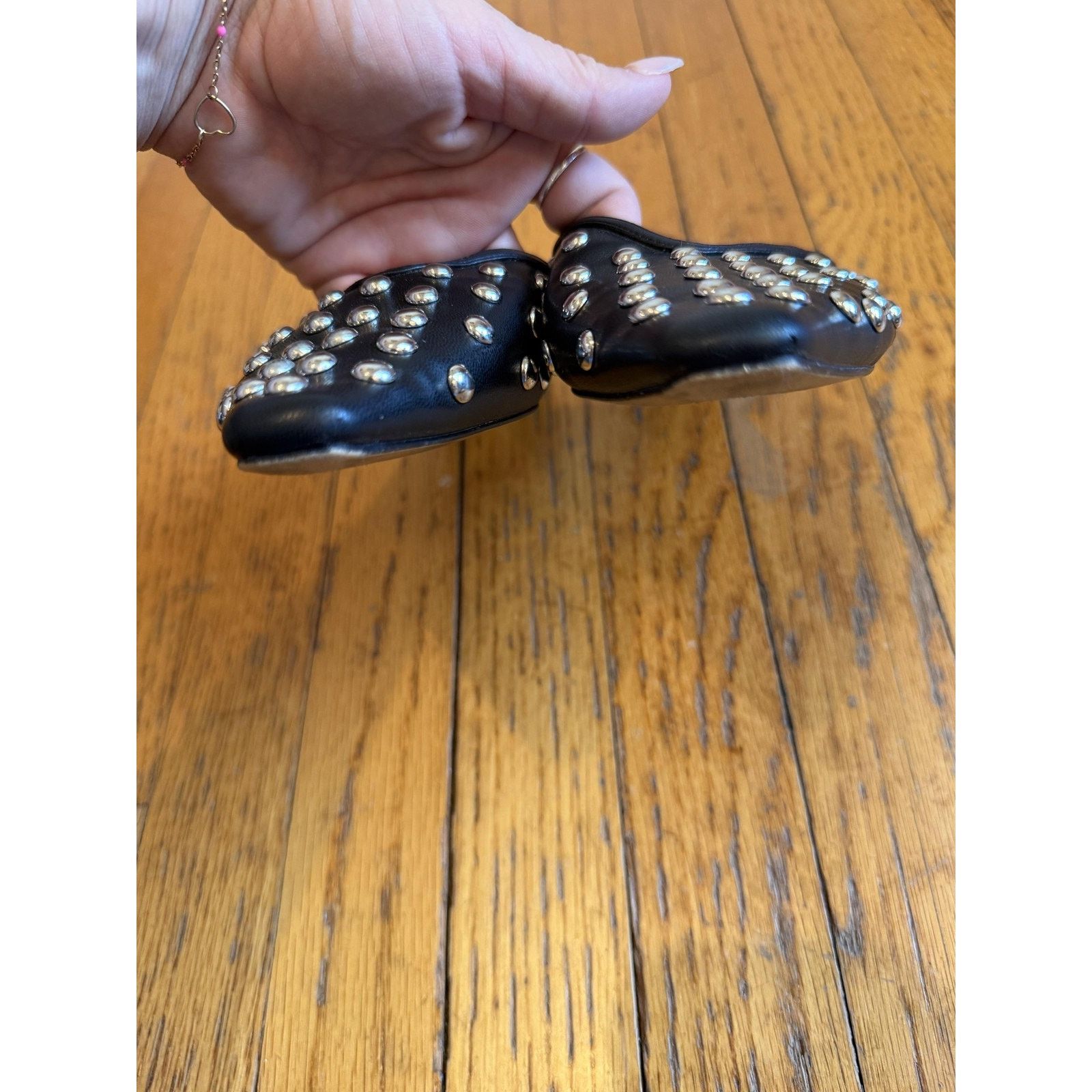 Steve Madden Steve Madden Shoes Size 7 Black Studded Pointed Toe Slide Size US 7 / IT 37 - 3 Thumbnail