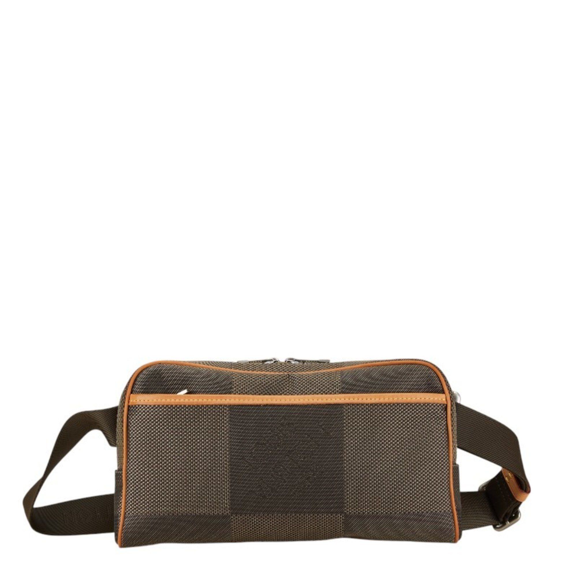 Louis Vuitton Louis Vuitton Damier Geant Acrobat Body Bag Waist M93619 Tail Khaki Canvas Leather Men's LOUIS VUITTON Size ONE SIZE - 1 Thumbnail