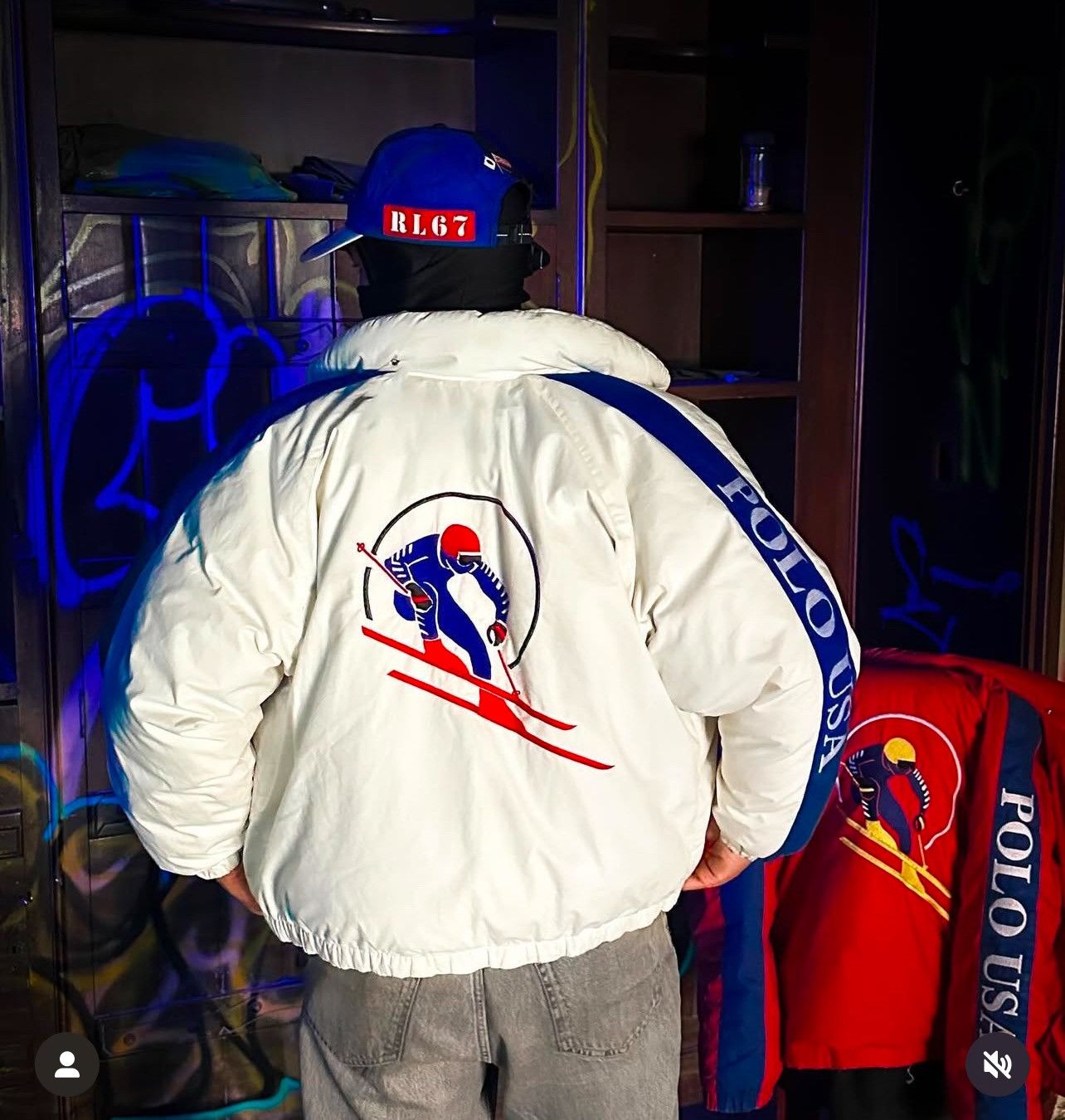Polo Ralph Lauren × Vintage VINTAGE POLO CIRCLE SKI Size US L / EU 52-54 / 3 - 5 Thumbnail