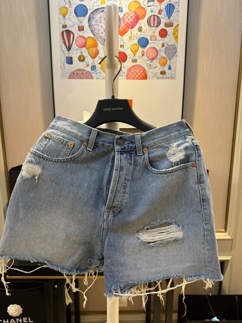 Gucci Gucci Blue shorts Size 28" / US 6 / IT 42 - 1 Thumbnail