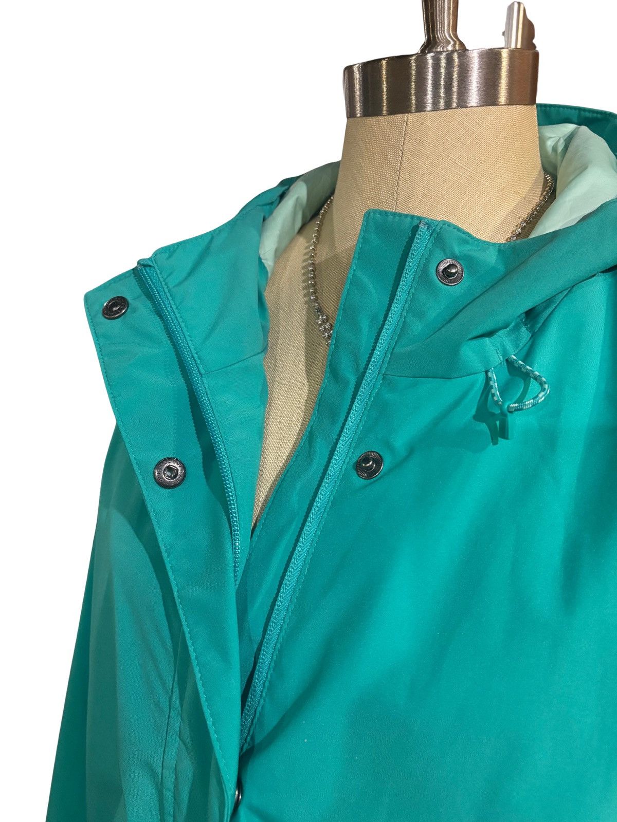 Lands' End Women’s green windbreaker Jacket.wj0611 Size 3XL / US 20-22 - 10 Thumbnail