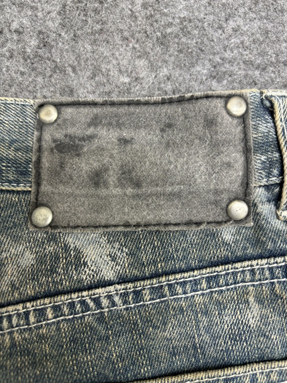 Japanese Brand 🔥FLARE🔥BERNINGS SHO Japan Punk Designer Junya Denim F546 Size US 30 / EU 46 - 21 Thumbnail