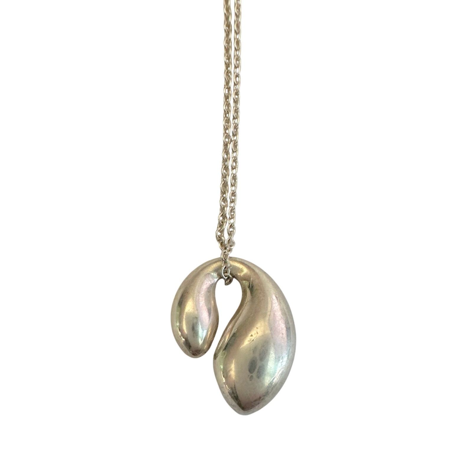 Tiffany & Co. Tiffany & Co Elsa Peretti Double Teardrop Necklace Size ONE SIZE - 1 Thumbnail