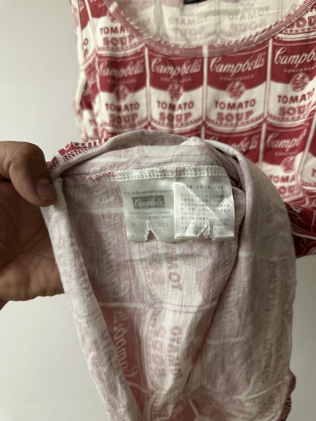 Andy Warhol × Hysteric Glamour Hysteric Glamour x Andy Warhol Campbell Tomato Soup Tank Top Size US S / EU 44-46 / 1 - 7 Thumbnail