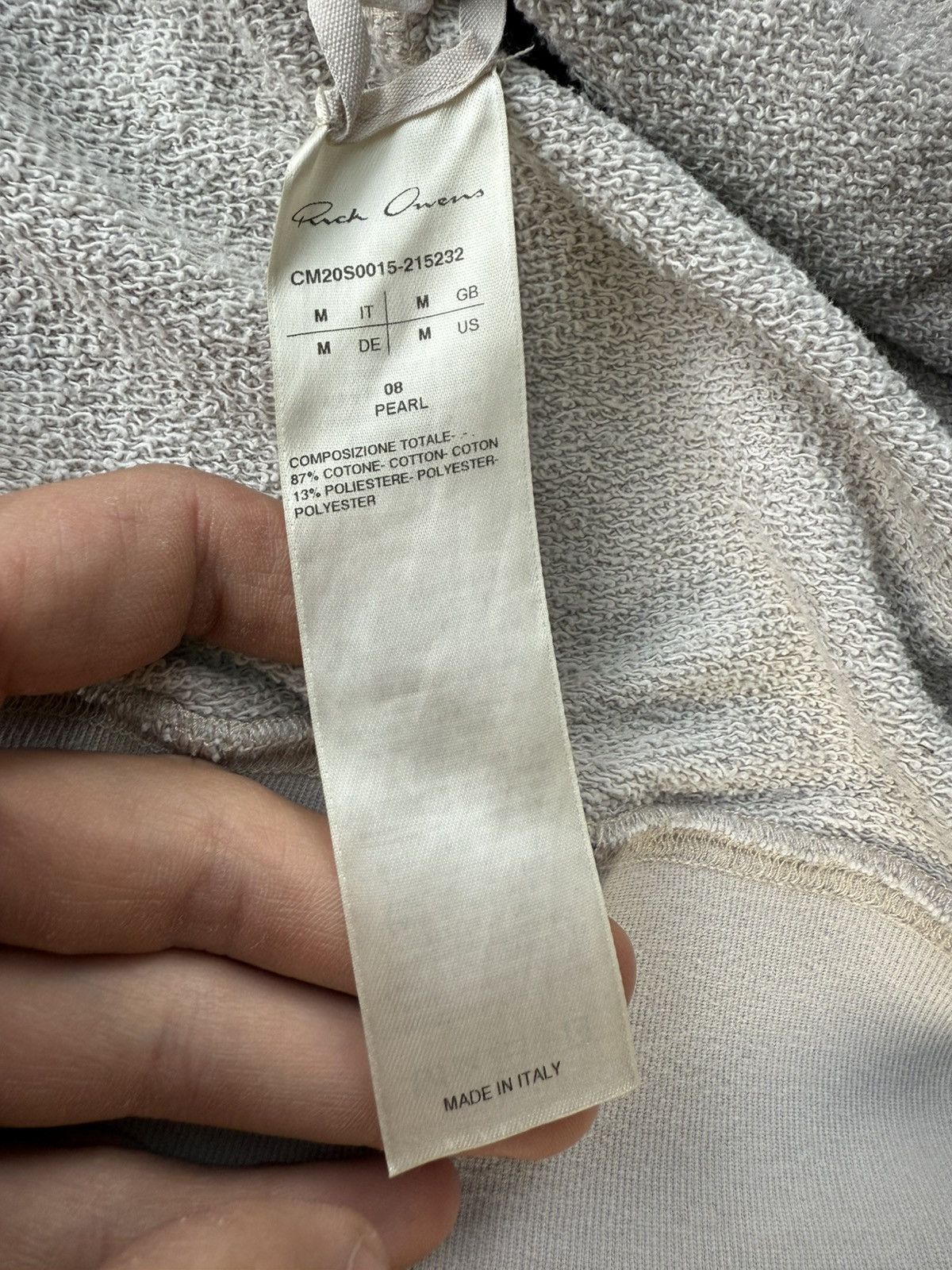Champion × Rick Owens Rick Owens X Champion Hoodie Size US M / EU 48-50 / 2 - 4 Thumbnail