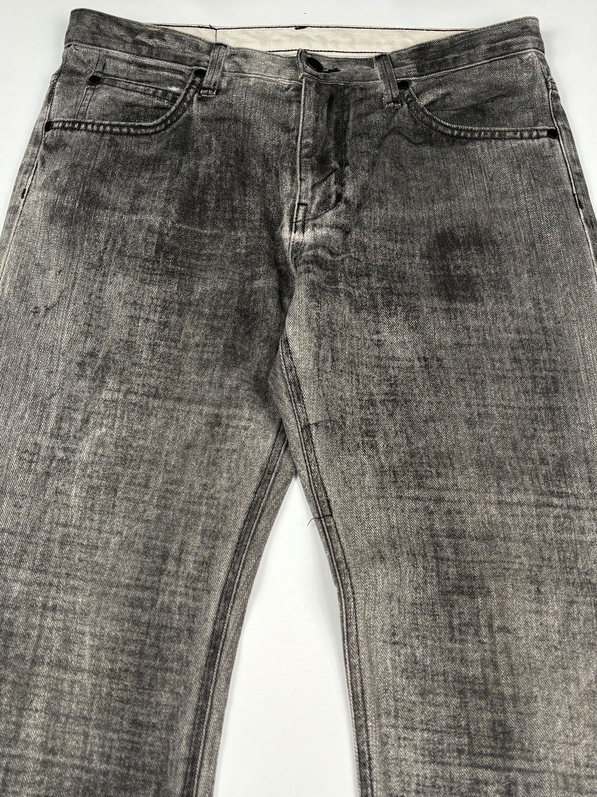 Helmut Lang S/S 2003 Washed Denim Jeans Size US 32 / EU 48 - 3 Thumbnail
