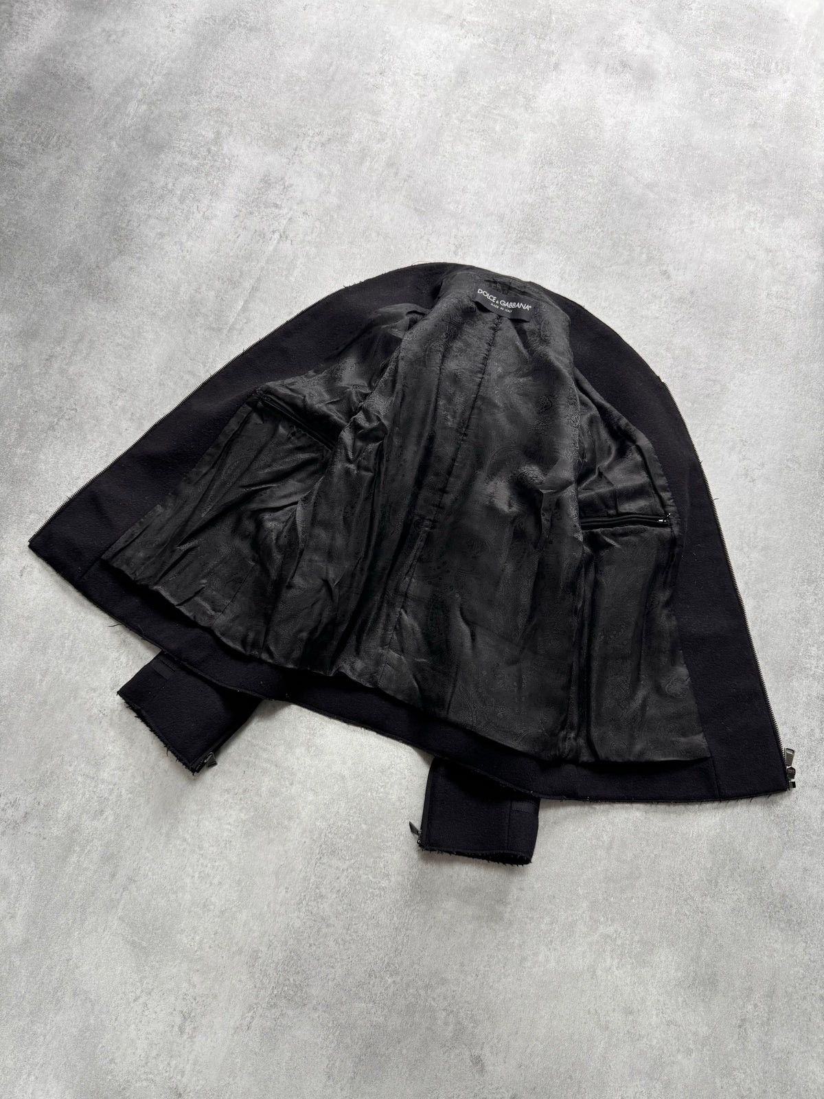 Dolce & Gabbana 2010’s Dolce & Gabbana Black Sailor Jacket Size M / US 6-8 / IT 42-44 - 3 Thumbnail