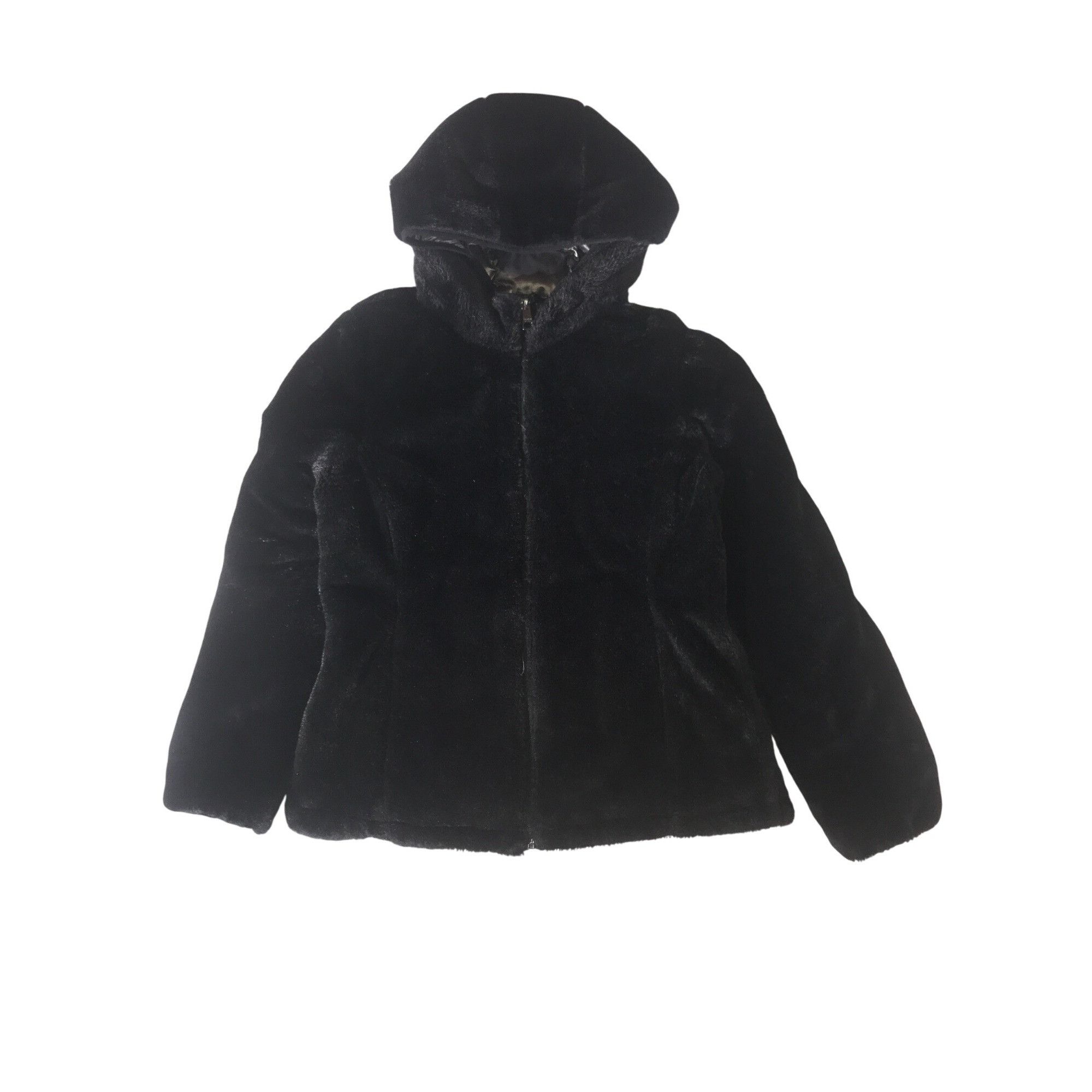 Andrew Marc Andrew Marc Womens Reversible Gray Quilt/Black Faux Fur Coat Size S / US 4 / IT 40 - 4 Thumbnail