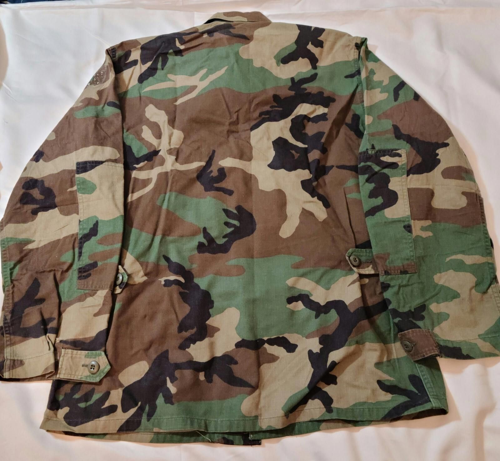 Designer Vintage BDU Camoflauge Top Blouse Adult Size Medium Military Size ONE SIZE - 3 Thumbnail