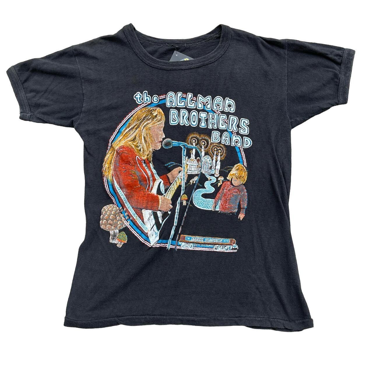Vintage Rare 70s all man brothers classic southern rock tee