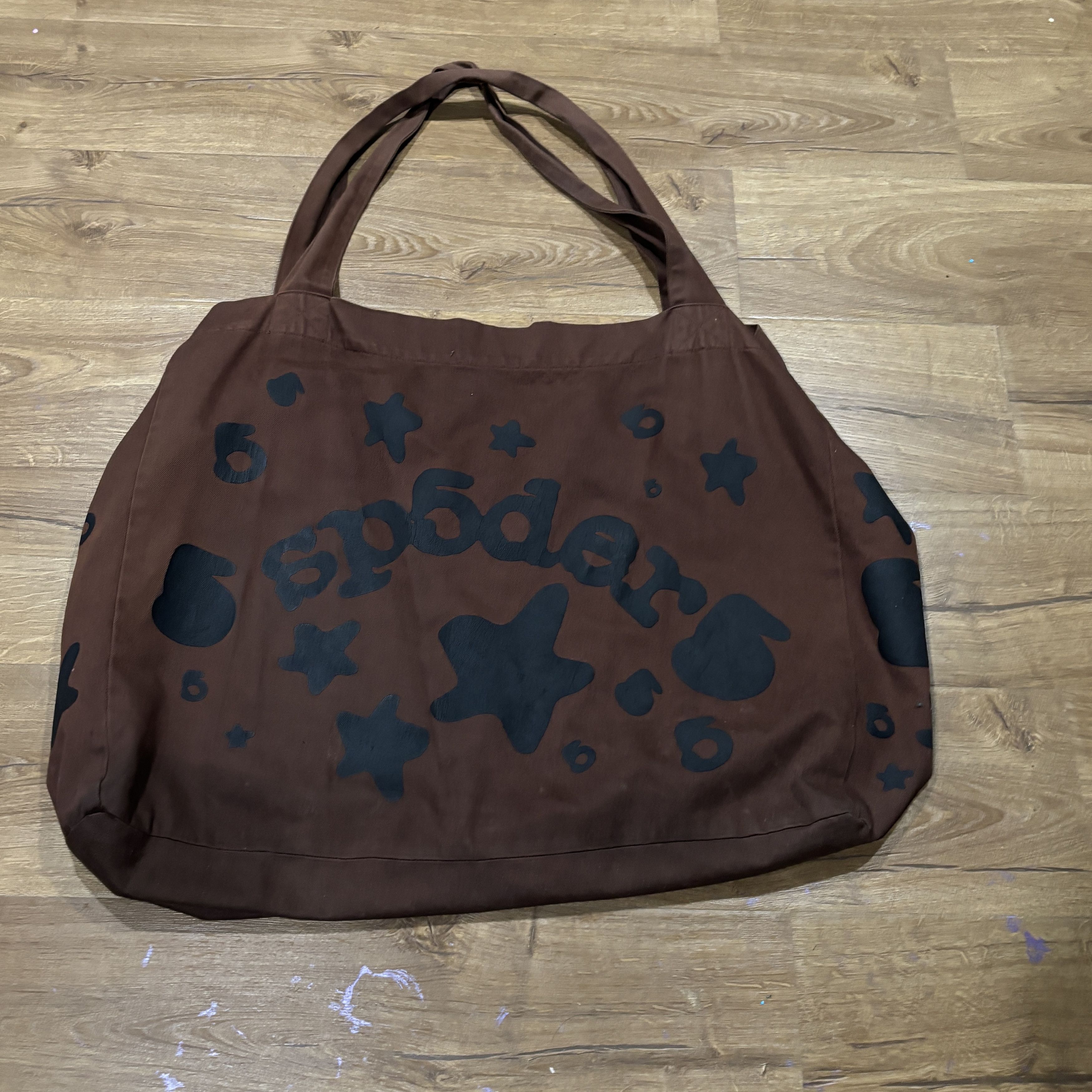 Sp5der SP5DER Worldwide Brown Large Tote Bag Size ONE SIZE - 4 Thumbnail