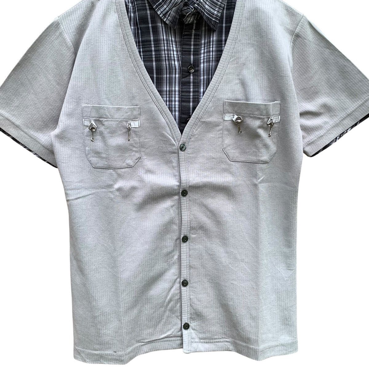 If Six Was Nine × Japanese Brand × Le Grande Bleu (L.G.B.) Double layer shirts Size US M / EU 48-50 / 2 - 4 Thumbnail