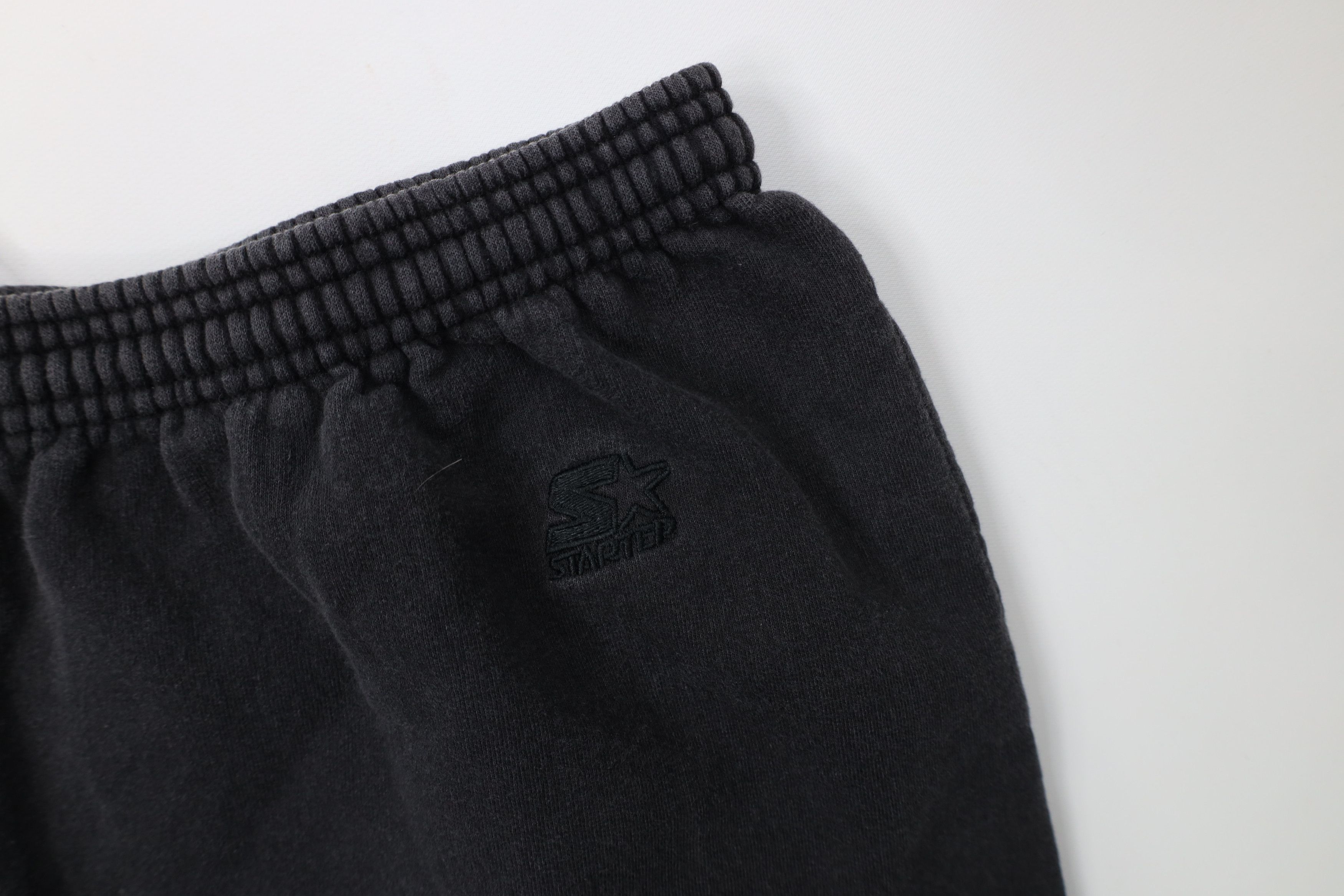 Starter Vintage 90s Starter Heavyweight Sweatpants Joggers Black Size US 38 / EU 54 - 6 Thumbnail